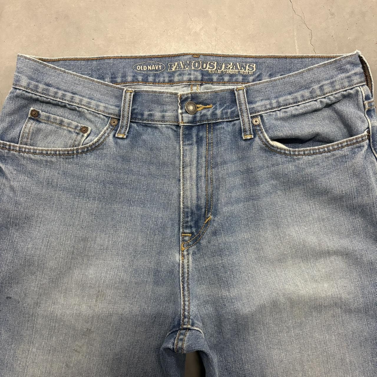 Old Navy Crazy Vintage Y2K/2000s Baggy Old Navy Skater Style Light Blue Wash Denim Jeans! Size US 34 / EU 50 - 4 Thumbnail