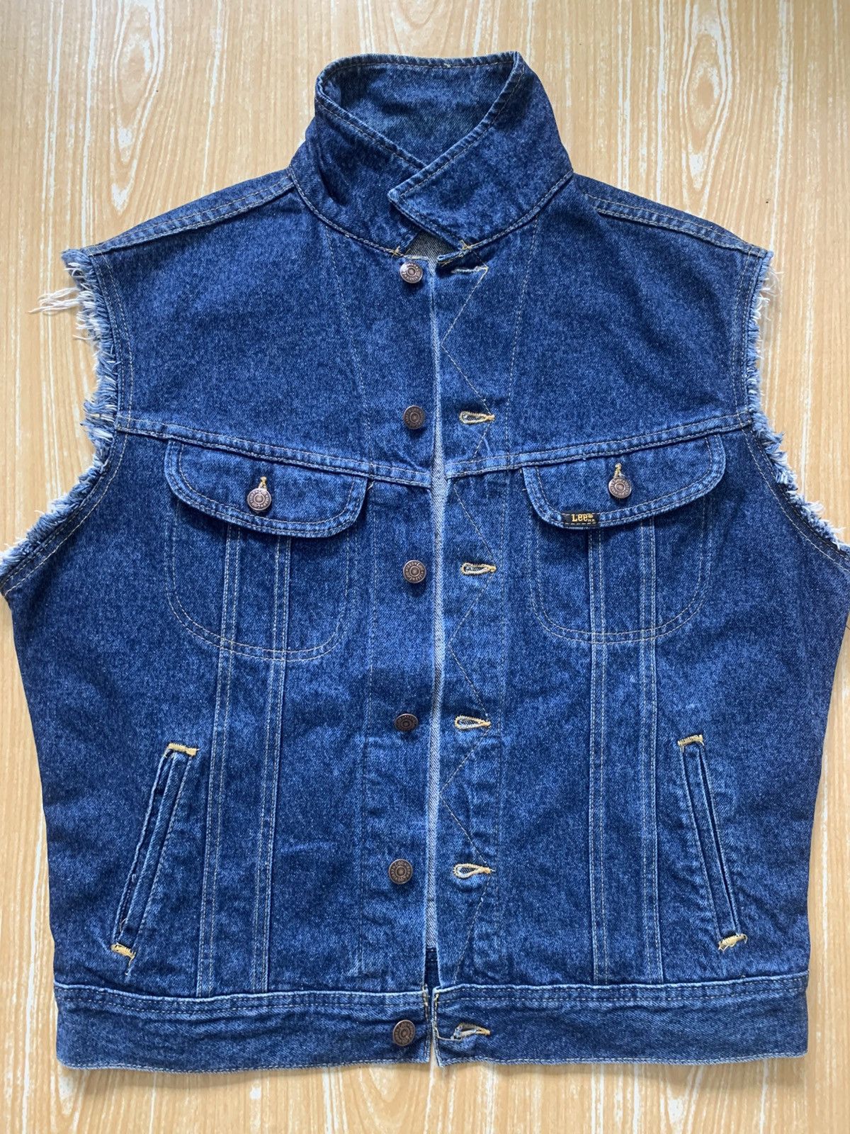 Lee Rare Vintage Lee Jacket Sleeveless Made In USA Size US M / EU 48-50 / 2 - 16 Thumbnail