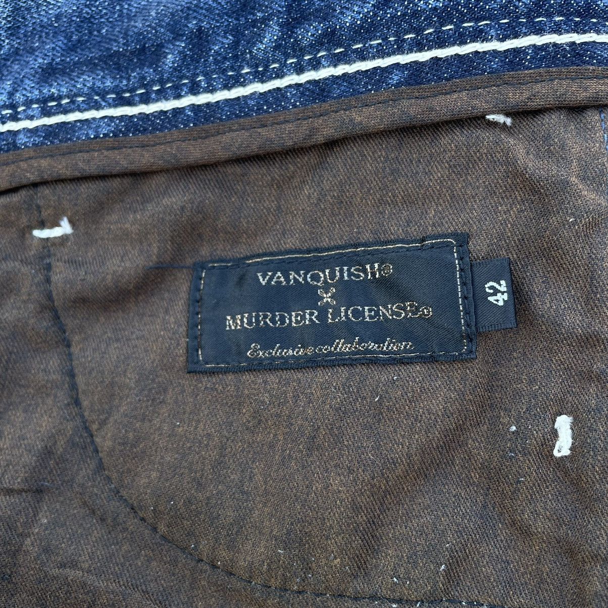 Vanquish 🇯🇵 VANQUISH x MURDER LICENSE WASHED DISTRESSED DENIM PANTS Size US 29 - 16 Thumbnail