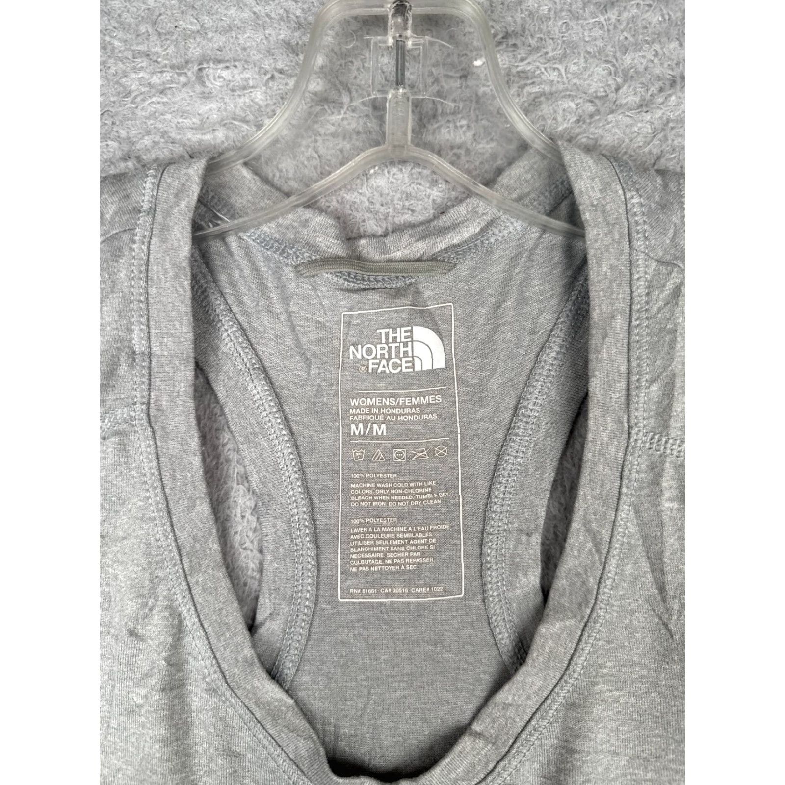 The North Face The North Face Shirt Women M Gray Tank Sleeveless Scoop Neck Polyester Gym Casual Regular Fit Sports Size M / US 6-8 / IT 42-44 - 6 Thumbnail