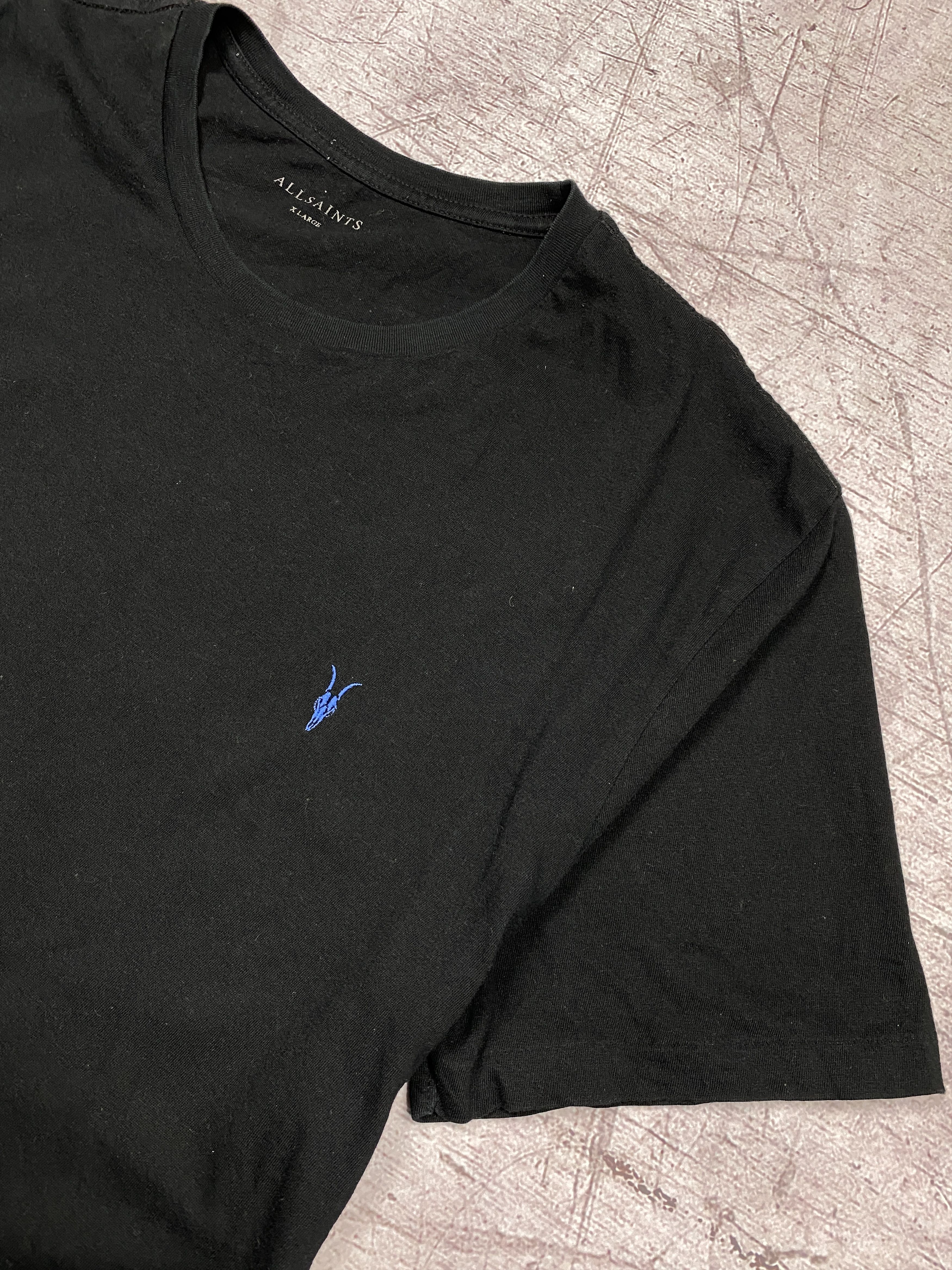 Allsaints × Vintage Allsaints Vintage Mens Tubular Crew Neck T-Shirt Size US XL / EU 56 / 4 - 2 Thumbnail