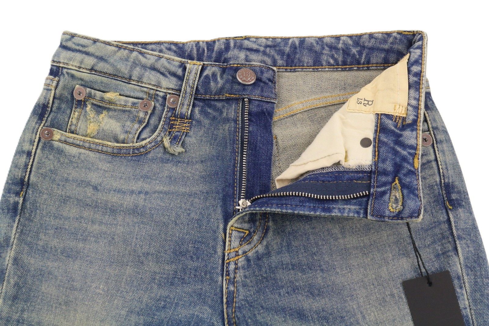 R13 KICK FIT 24 Kelly Faded Blue RRP699 87180 Size 24" / US 00 / IT 34 - 5 Thumbnail