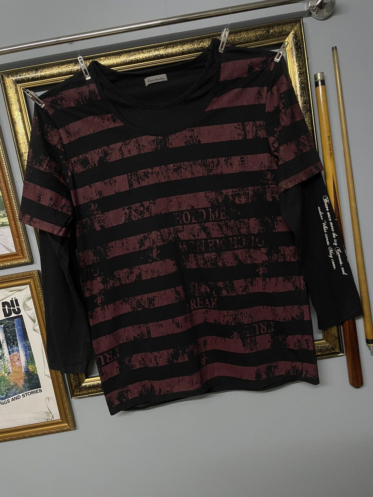 Designer × Japanese Brand × Vintage Vintage 90s Japan Designer Louis Charlon Punk Mass Media Tee Size US L / EU 52-54 / 3 - 2 Thumbnail