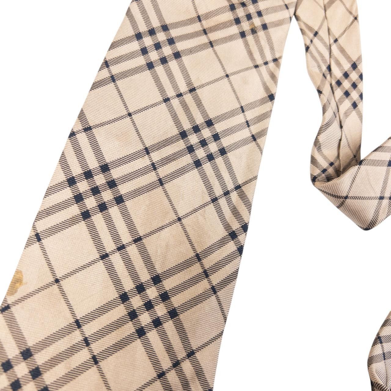 Burberry Vintage Burberry Nova Check Silk Tie Size ONE SIZE - 8 Thumbnail