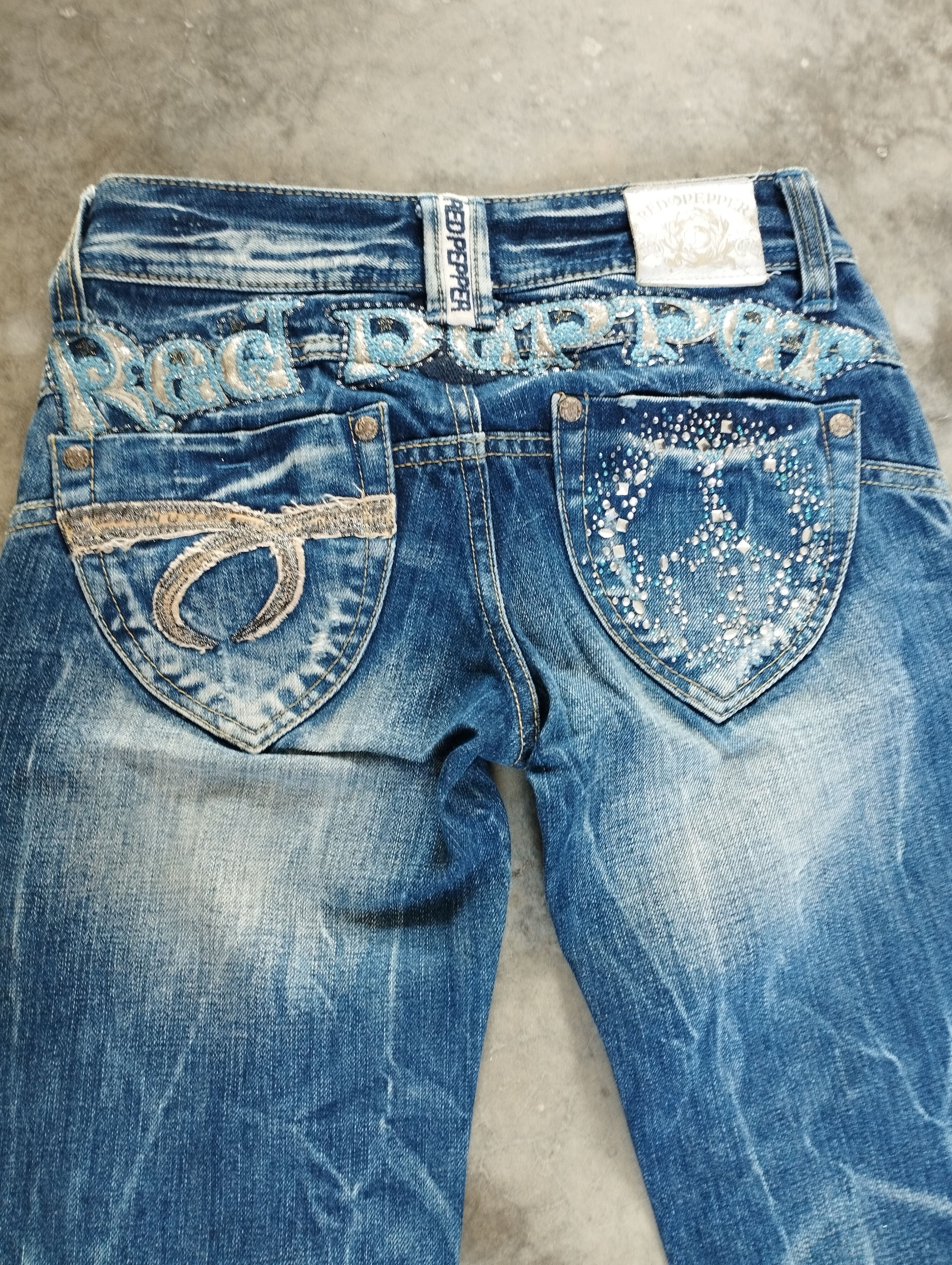 Tornado Mart Flare Jeans Japan Lightning Wash Redpepper Bootcut Jeans Size US 26 / EU 42 - 7 Thumbnail