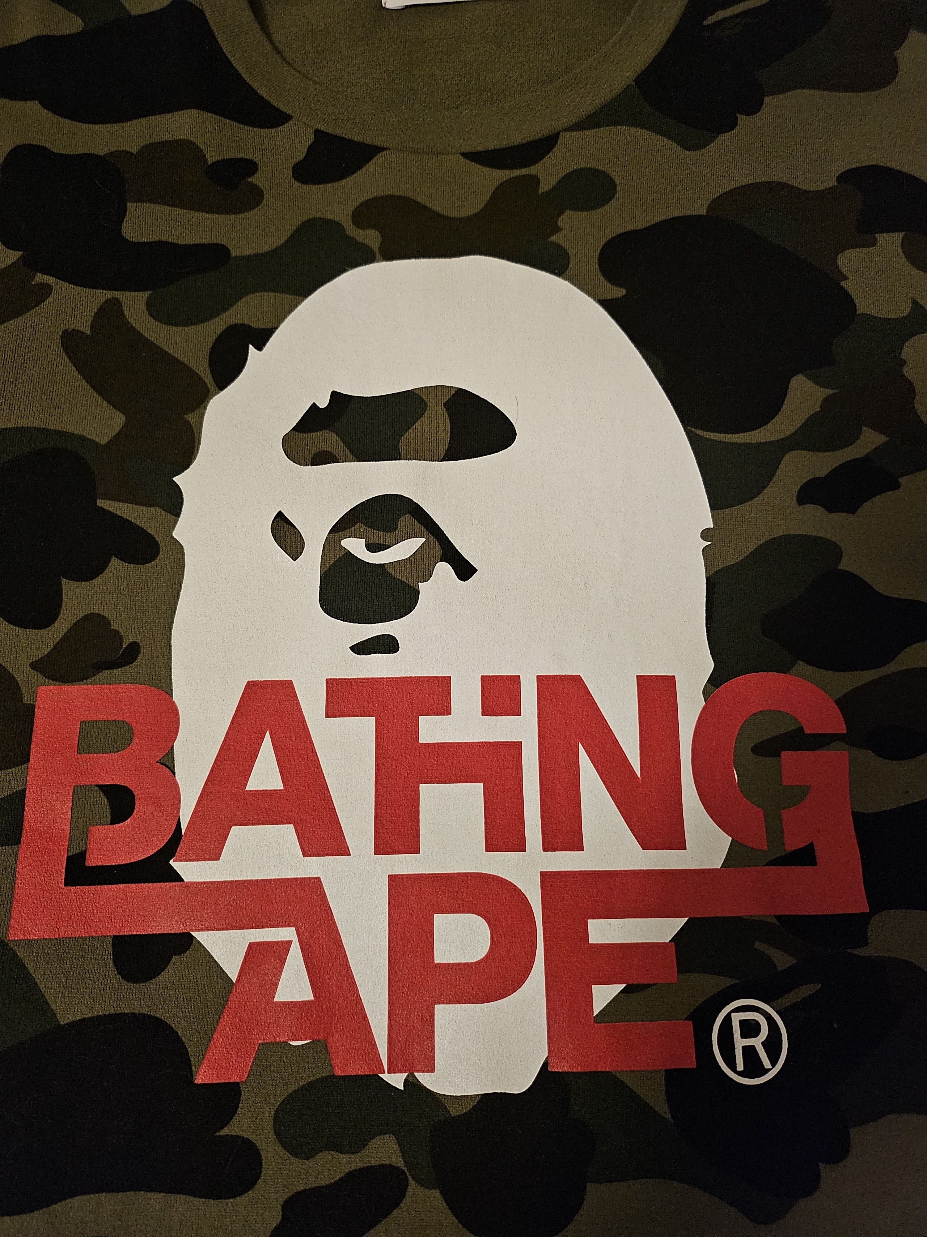 Bape Bape long sleeve 1st camo logo t shirt Size US S / EU 44-46 / 1 - 2 Thumbnail