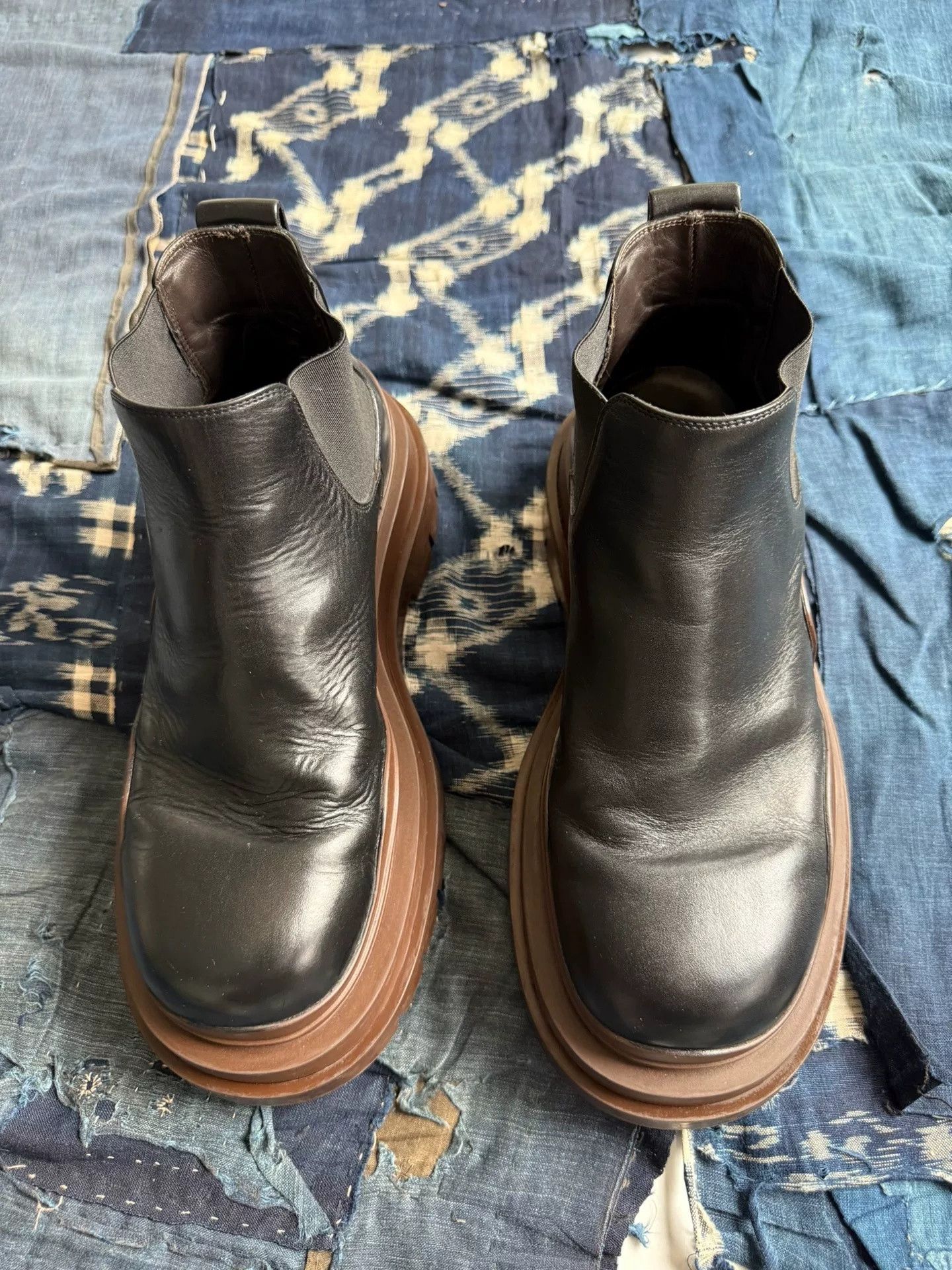 Bottega Veneta Bottega Veneta Tire Platform Chelsea Boots Size US 5 / EU 37 - 5 Thumbnail
