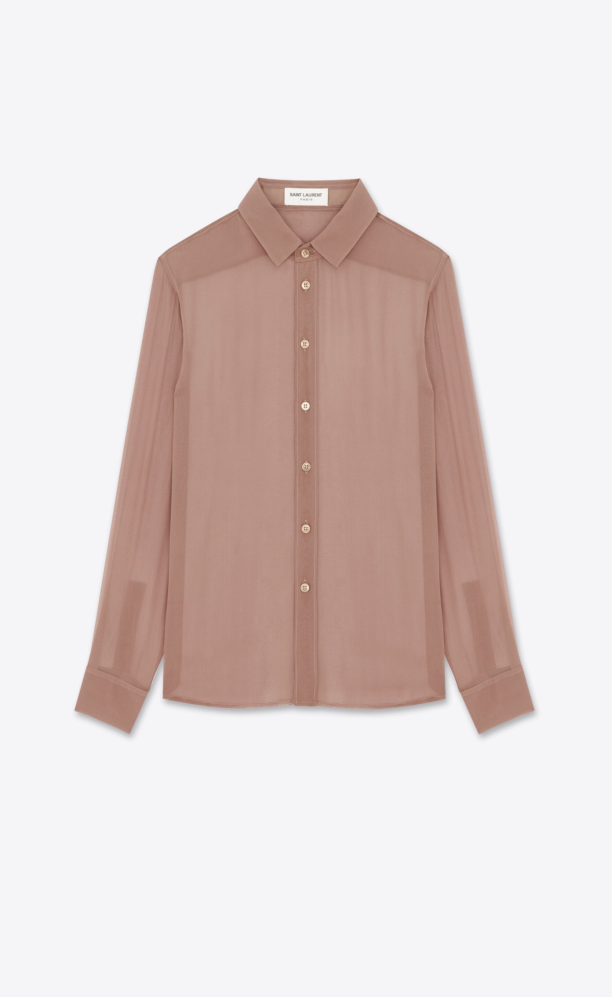 Saint Laurent Paris o1s1wg110625 710448 Pencil Skirt in Cotton in Rose Pink Size S / US 4 / IT 40 - 1 Thumbnail