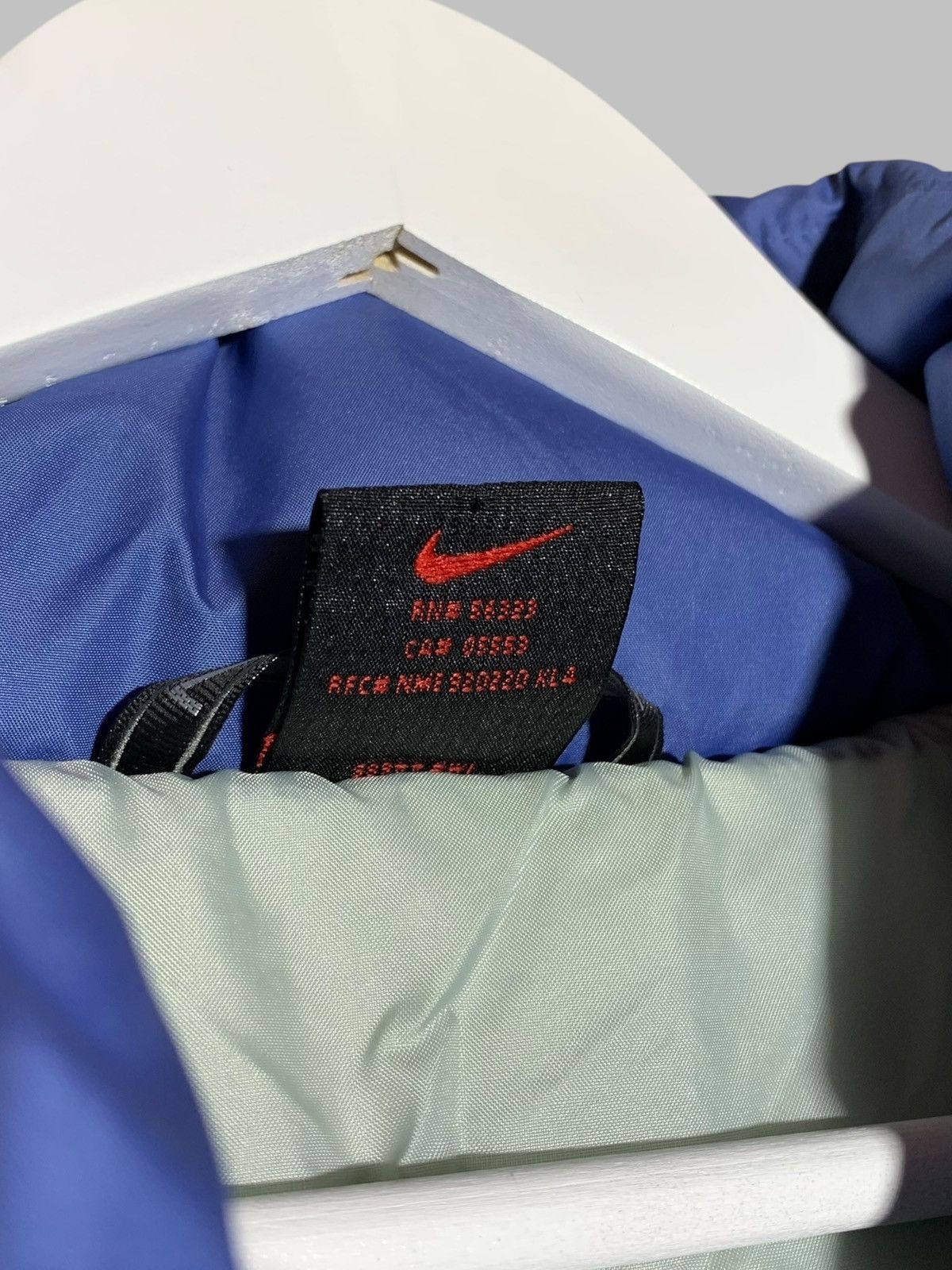 Nike × Vintage Vintage 90s Nike Down Puffer Men’s Jacket Size US L / EU 52-54 / 3 - 15 Thumbnail