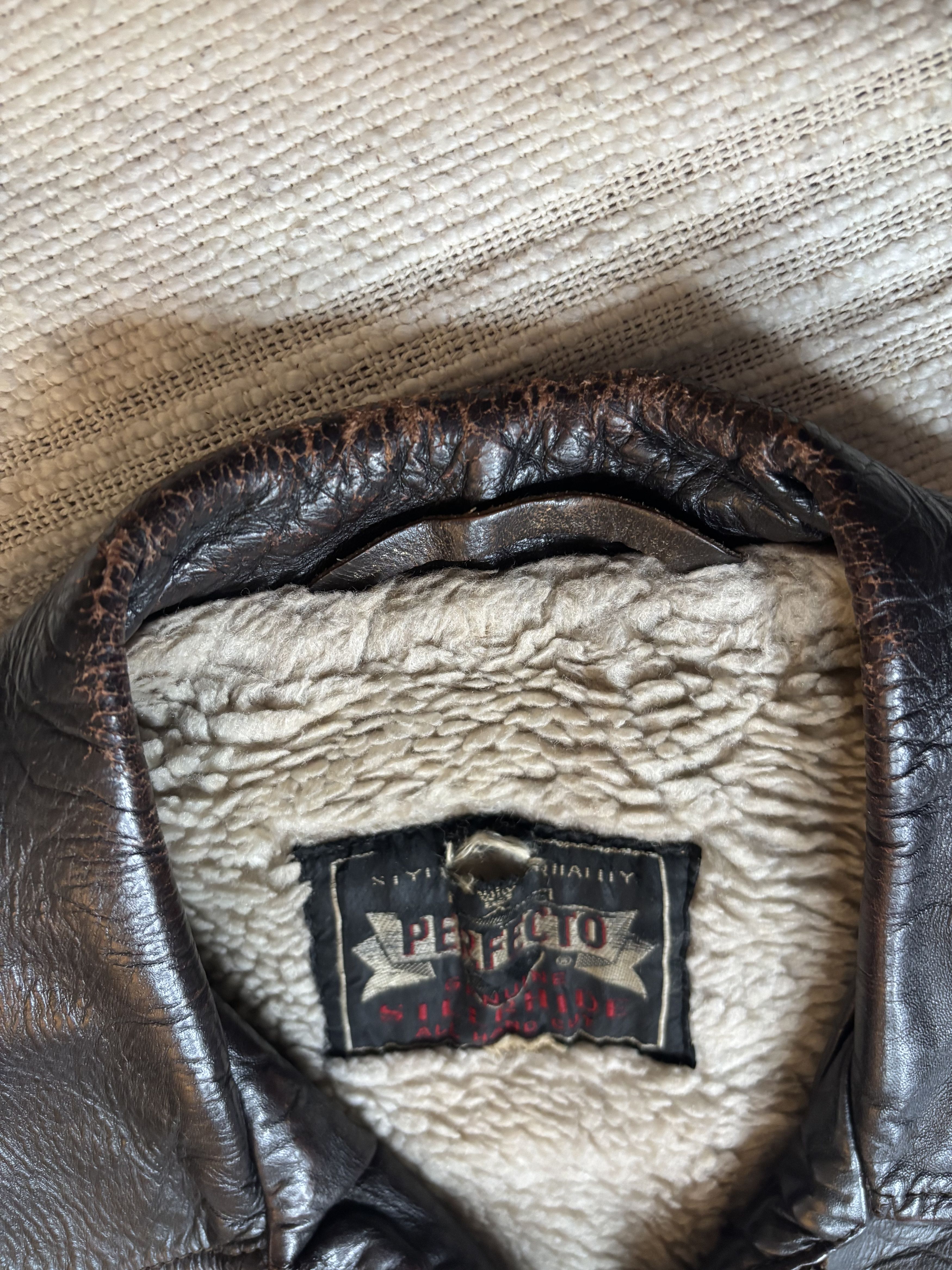 Schott PERFECTO BRAND ORIGINAL LATE 50's-mid 1960's Size US M / EU 48-50 / 2 - 11 Thumbnail