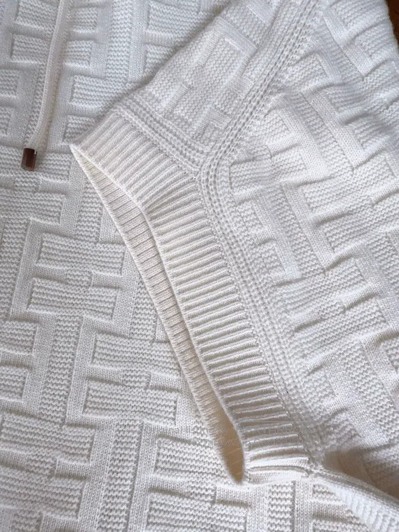 Hermes Hermes White Knit Short Sleeve Size XS / US 0-2 / IT 36-38 - 9 Thumbnail