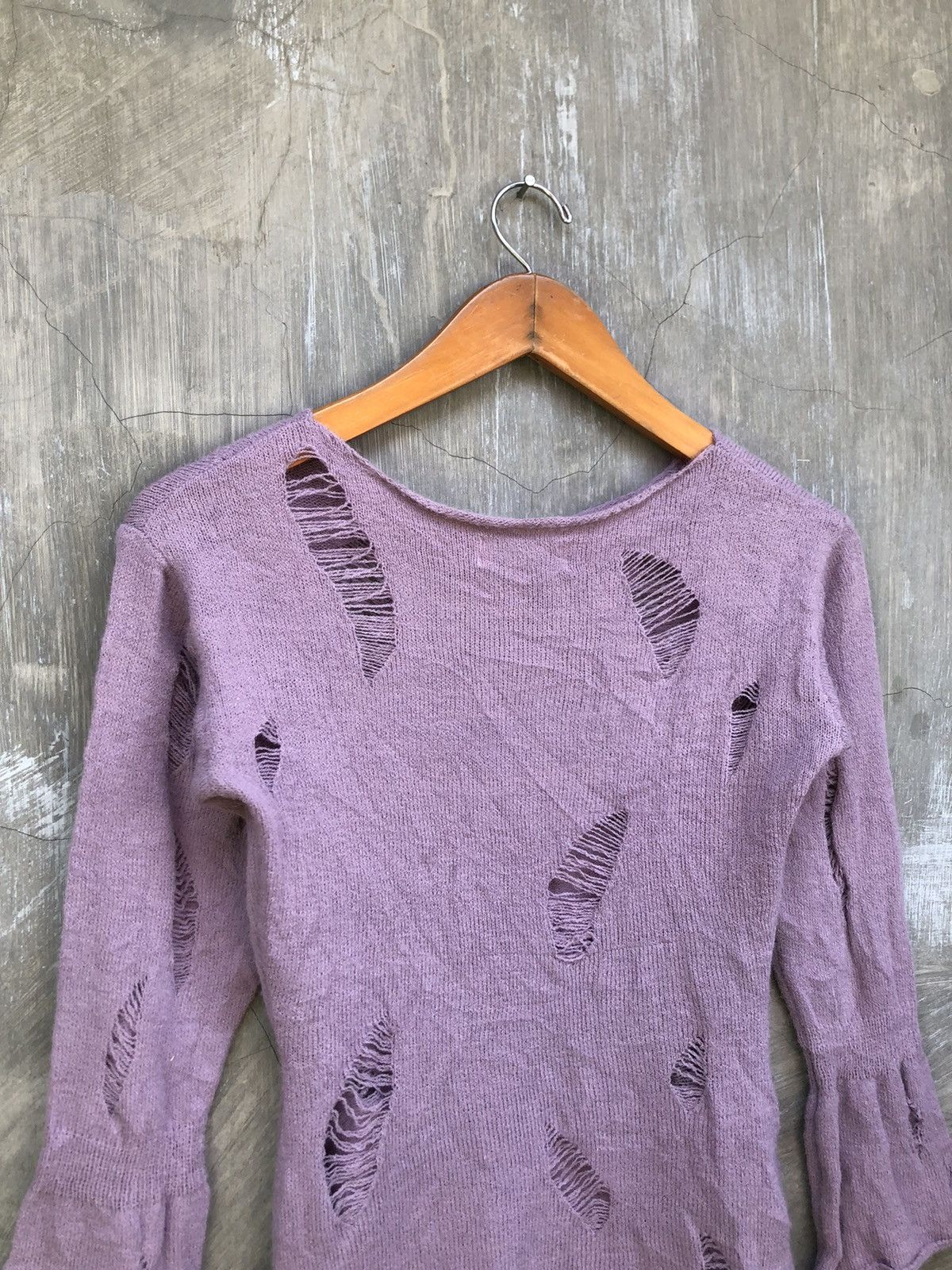 If Six Was Nine Betty Boop Distressed Asymmetrical Knit Size M / US 6-8 / IT 42-44 - 12 Thumbnail