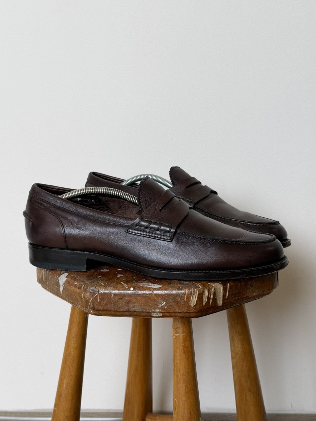 Santoni Vintage Santoni Leather Luxury Loafers Size US 10 / EU 43 - 4 Thumbnail