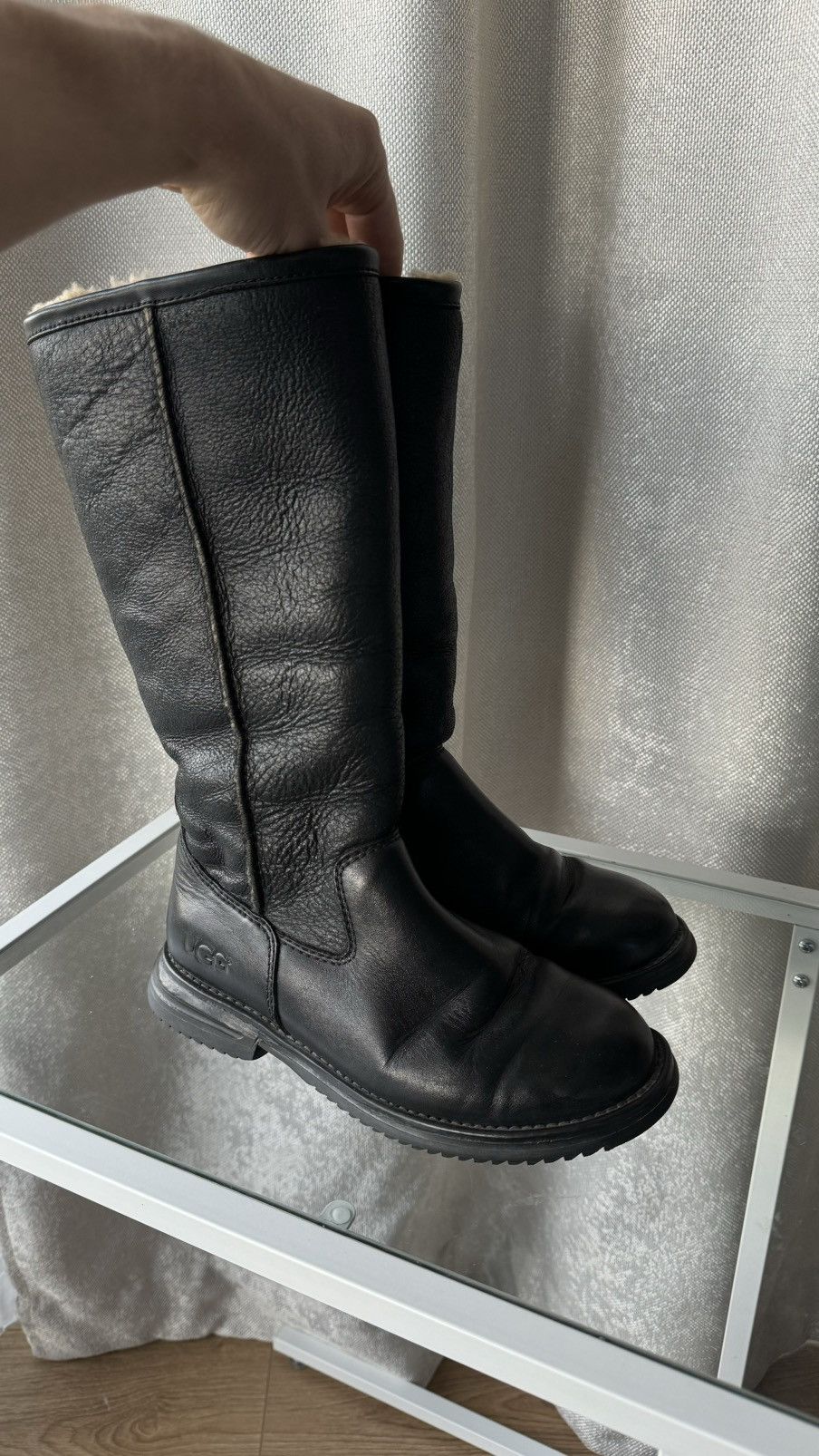 Ugg UGG leather high boots high quality Size US 6 / IT 36 - 3 Thumbnail
