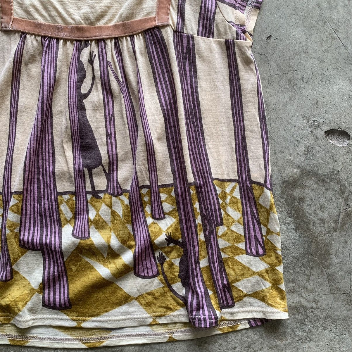 Tsumori Chisato vintage printed blouse Size S / US 4 / IT 40 - 2 Thumbnail