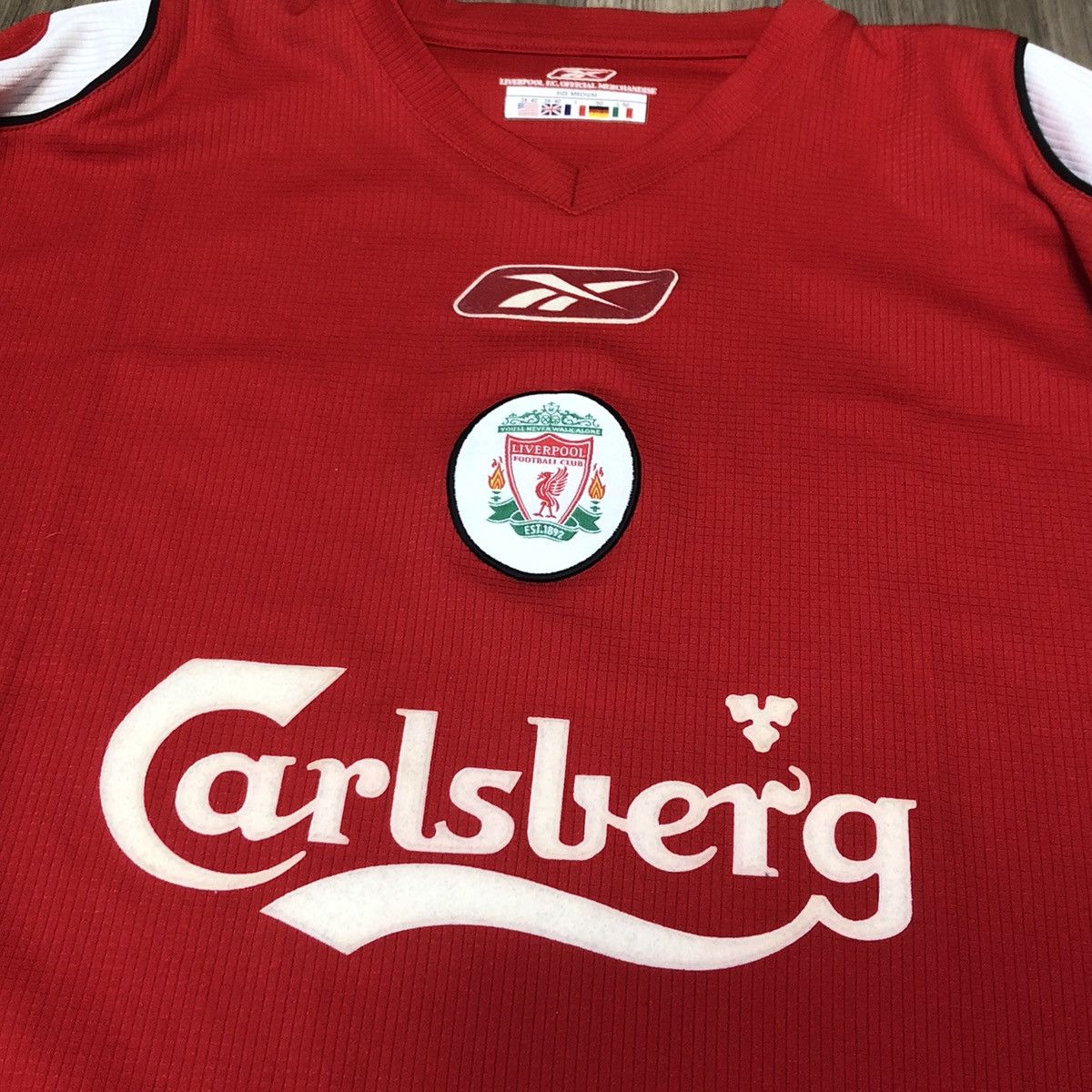 Reebok Liverpool 2000s training jersey Size US M / EU 48-50 / 2 - 3 Thumbnail