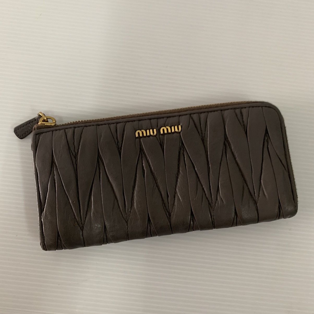 Miu Miu Miu Miu Leather Long Wallet Size ONE SIZE - 1 Thumbnail