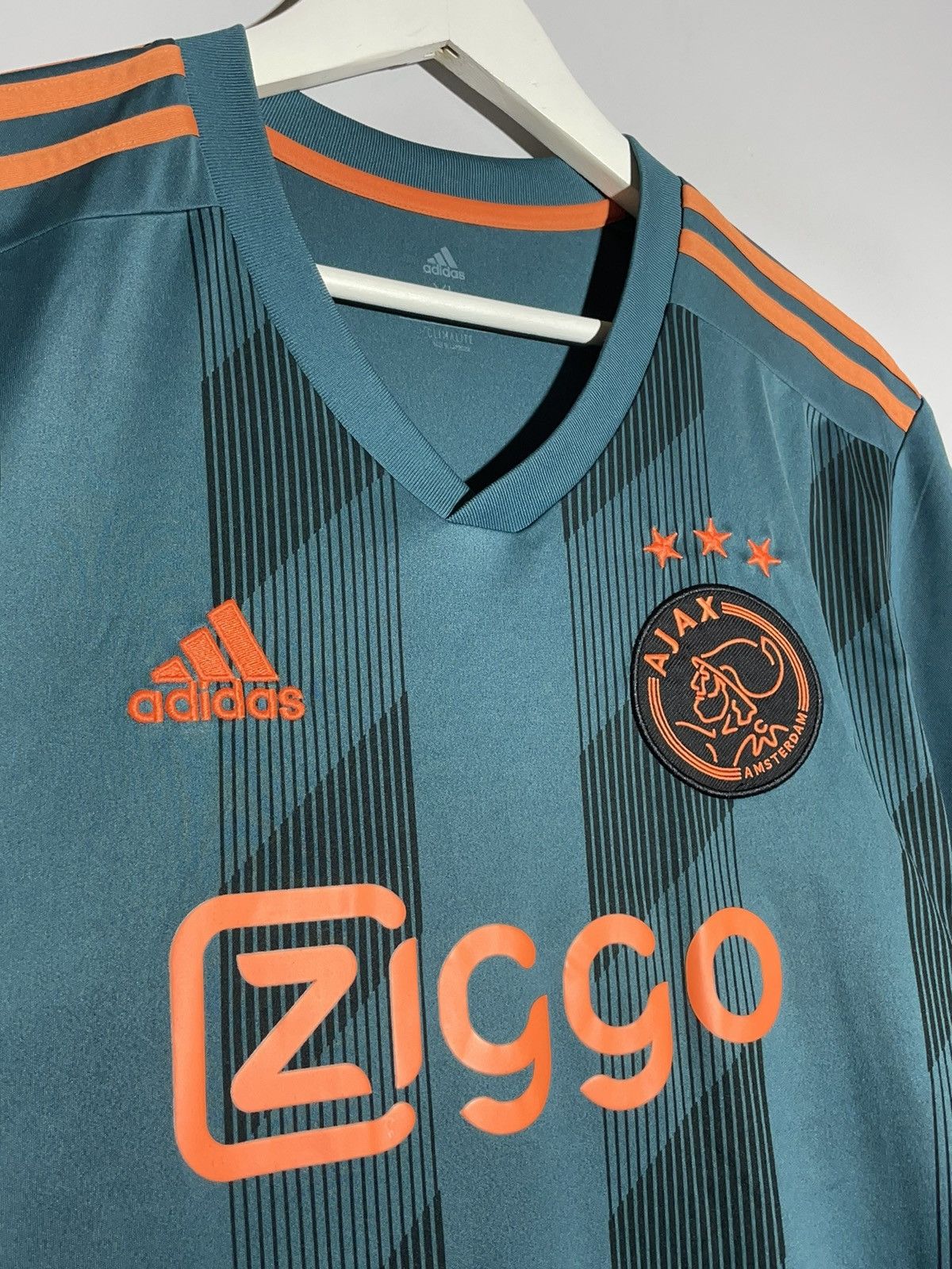 Adidas Ajax Amsterdam Adidas 2019/20 Y2k Streetwear Football Shirt Size US XL / EU 56 / 4 - 3 Thumbnail