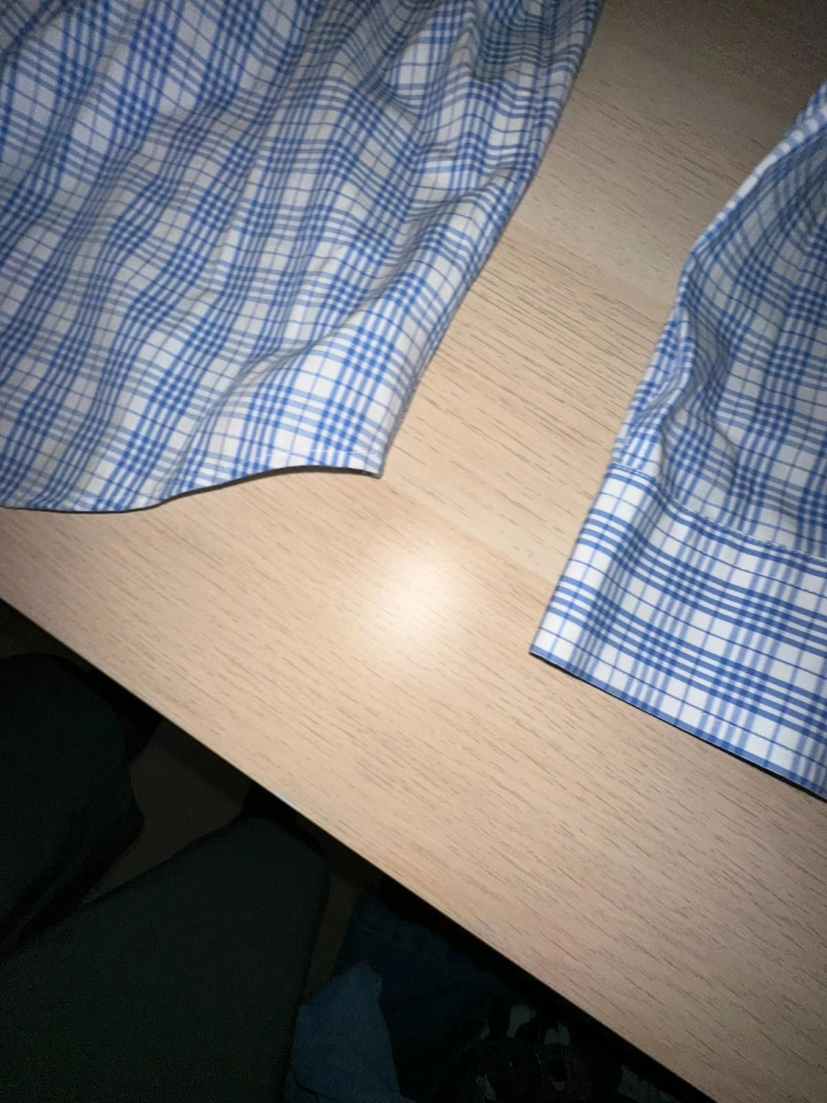 Banana Republic Banana Republic Men’s Dress Shirt – Blue & White Pattern M Size 38R - 4 Thumbnail