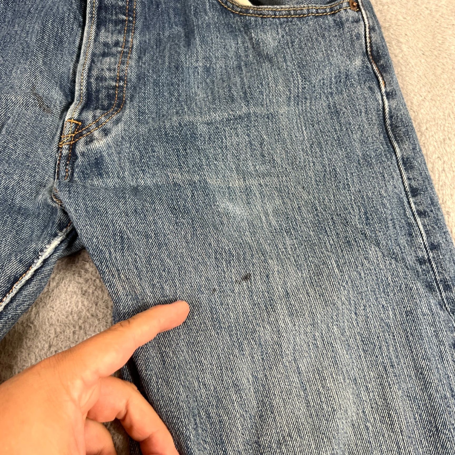 Levi's VINTAGE Levi's 501 Jeans Mens 34x34 Straight Fit Classic Denim Cotton Blue 90s Streetwear Size US 34 / EU 50 - 3 Thumbnail