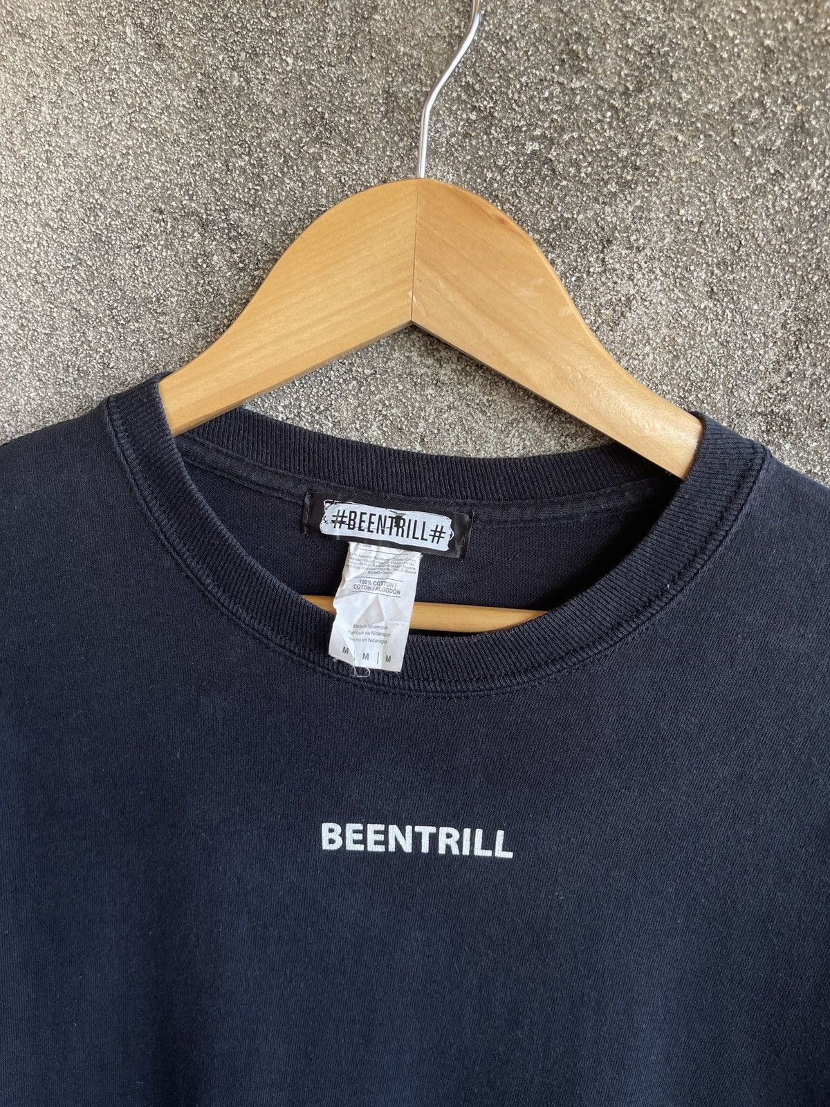 Been Trill × Hood By Air CenterLogo🔥BEEN TRILL SSUR🔥Sun Faded Black Long Sleeve Tee Size US M / EU 48-50 / 2 - 6 Thumbnail