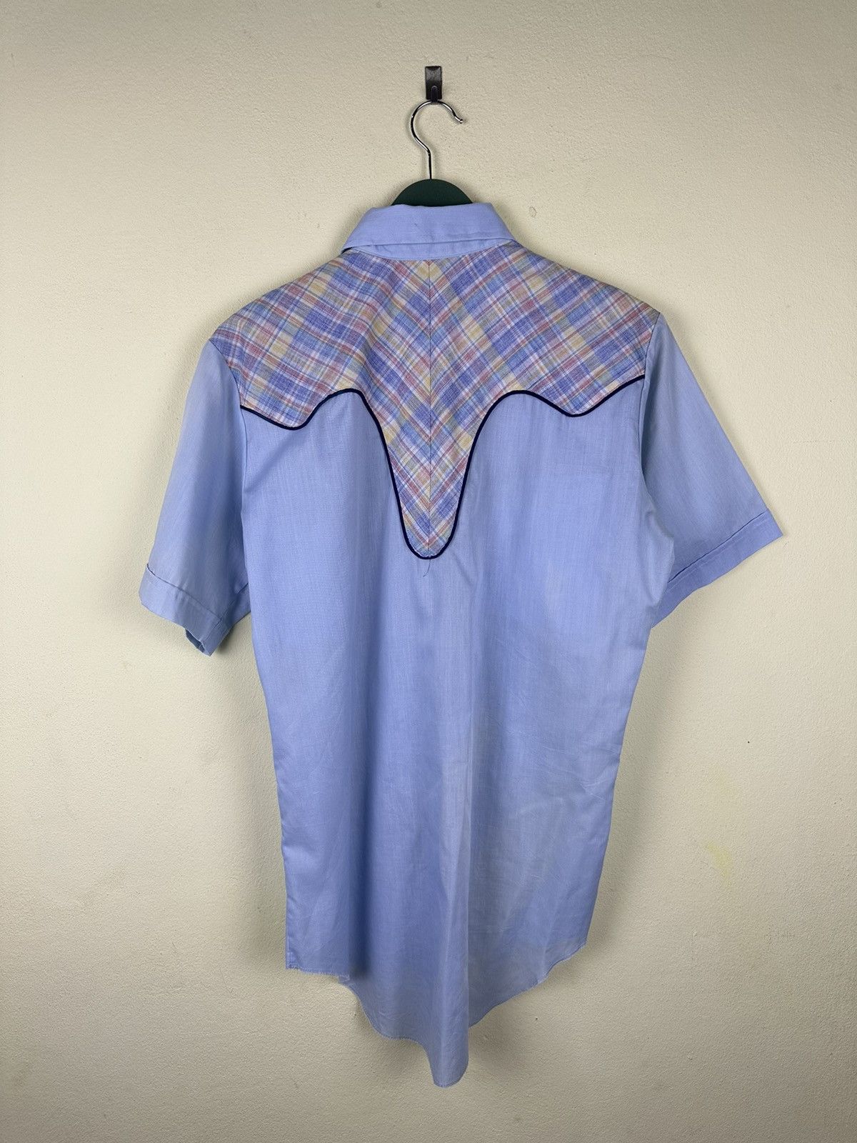 Vintage Vintage Wrangler 60s Button Shirt A196 Size US S / EU 44-46 / 1 - 3 Thumbnail