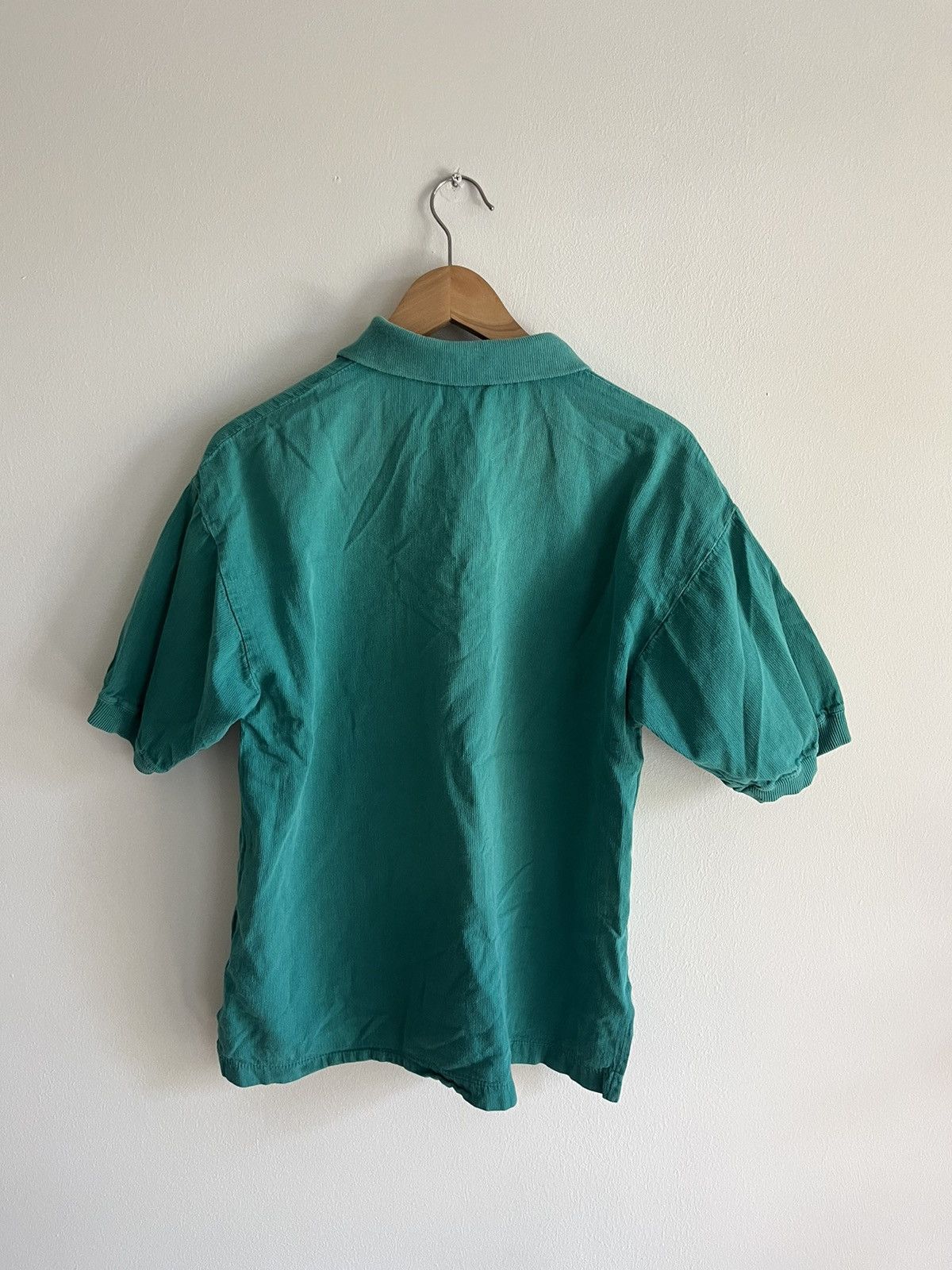 Vintage Green Boxy Vintage 80s Polo Tortoise Button 80s Prep Size US M / EU 48-50 / 2 - 2 Thumbnail
