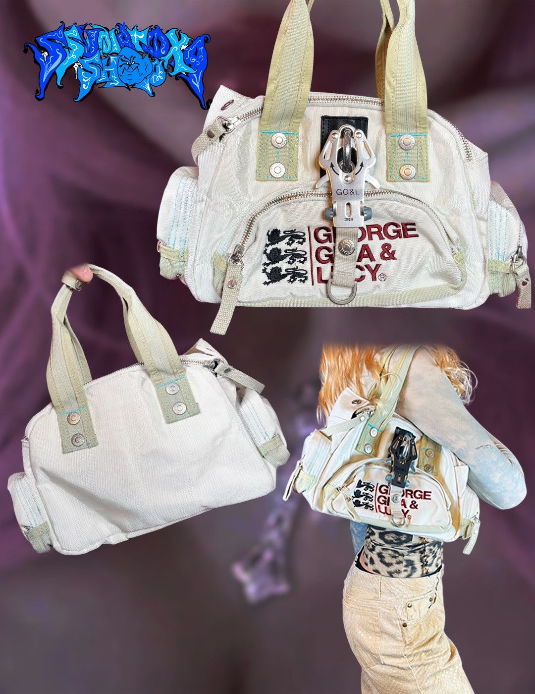 George Gina & Lucy Y2K Sweet Sally White Mini Handbag