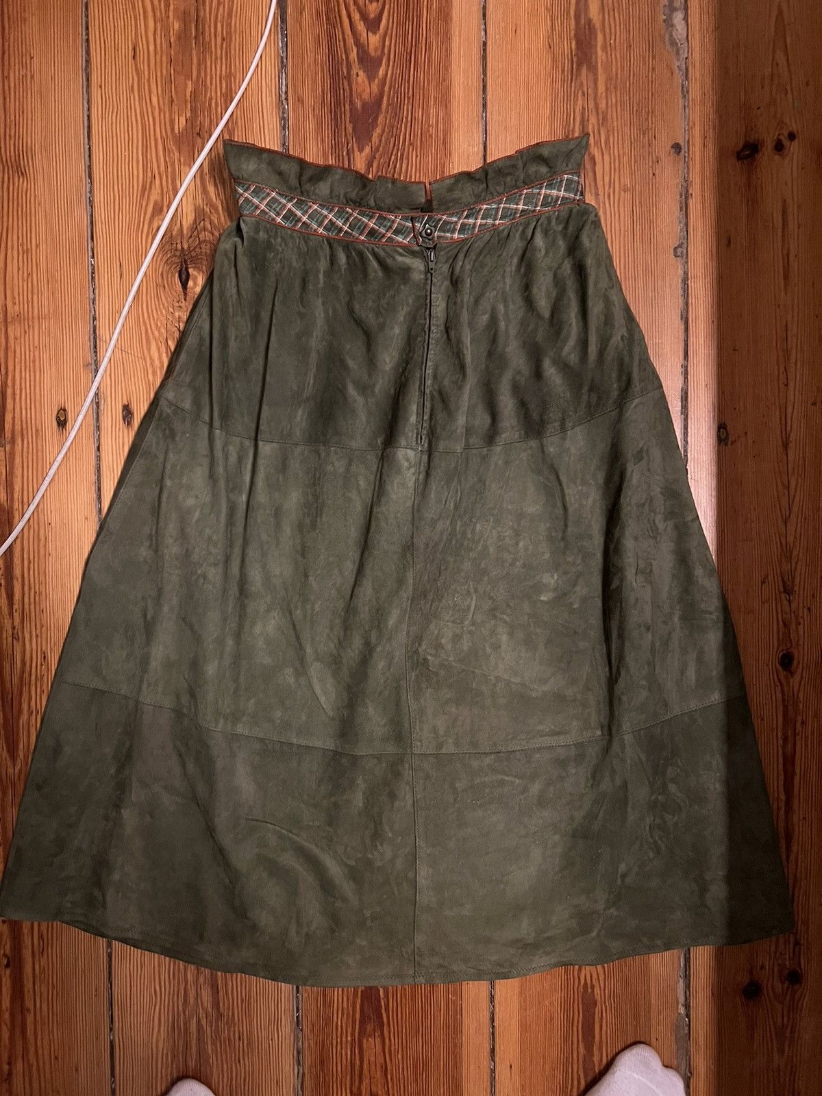 Roberto Cavalli × Vintage Roberto cavalli skirt 70’s vintage leather Size 26" / US 2 / IT 38 - 4 Thumbnail