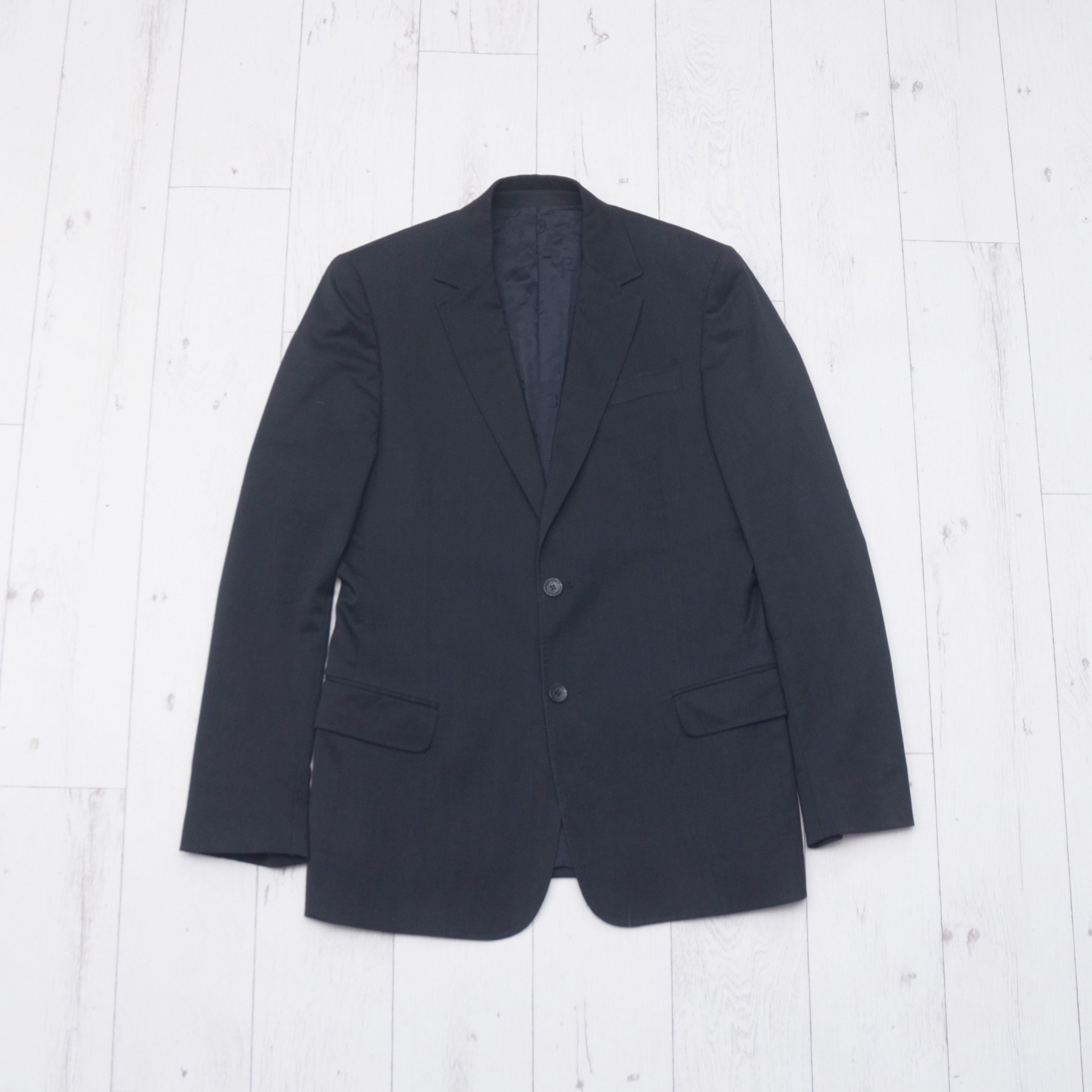 Just Cavalli Luxury Just Cavalli Solid Black Blazer Size 50 Casual Sport Size 50R - 1 Thumbnail