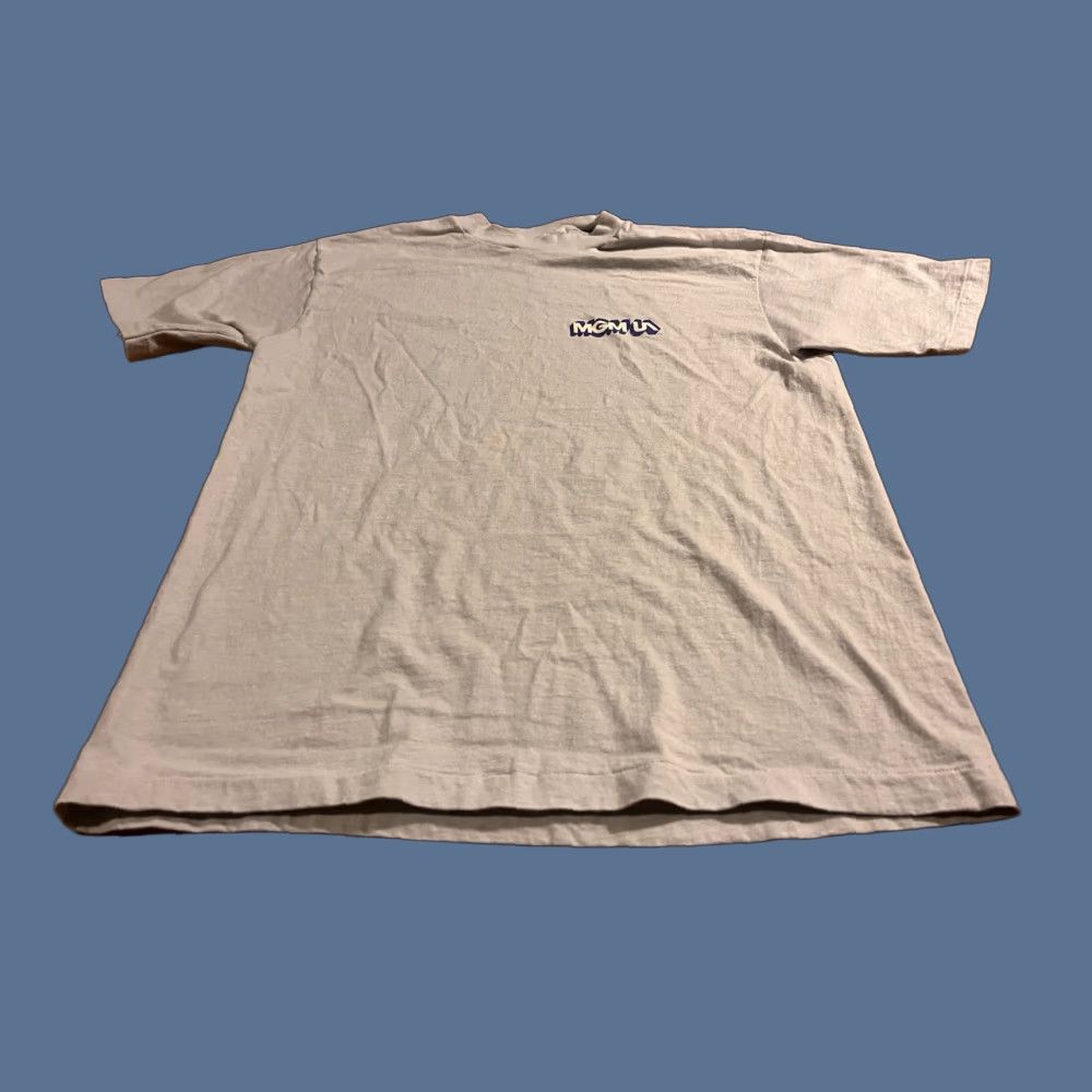 Hanes VINTAGE MGM UA United Artists Shirt Men’s L Grey 80s Graphic Print Crew Neck Short Sleeve Hanes Beefy M Fits Like XL Mens Shirt Size US M / EU 48-50 / 2 - 1 Thumbnail