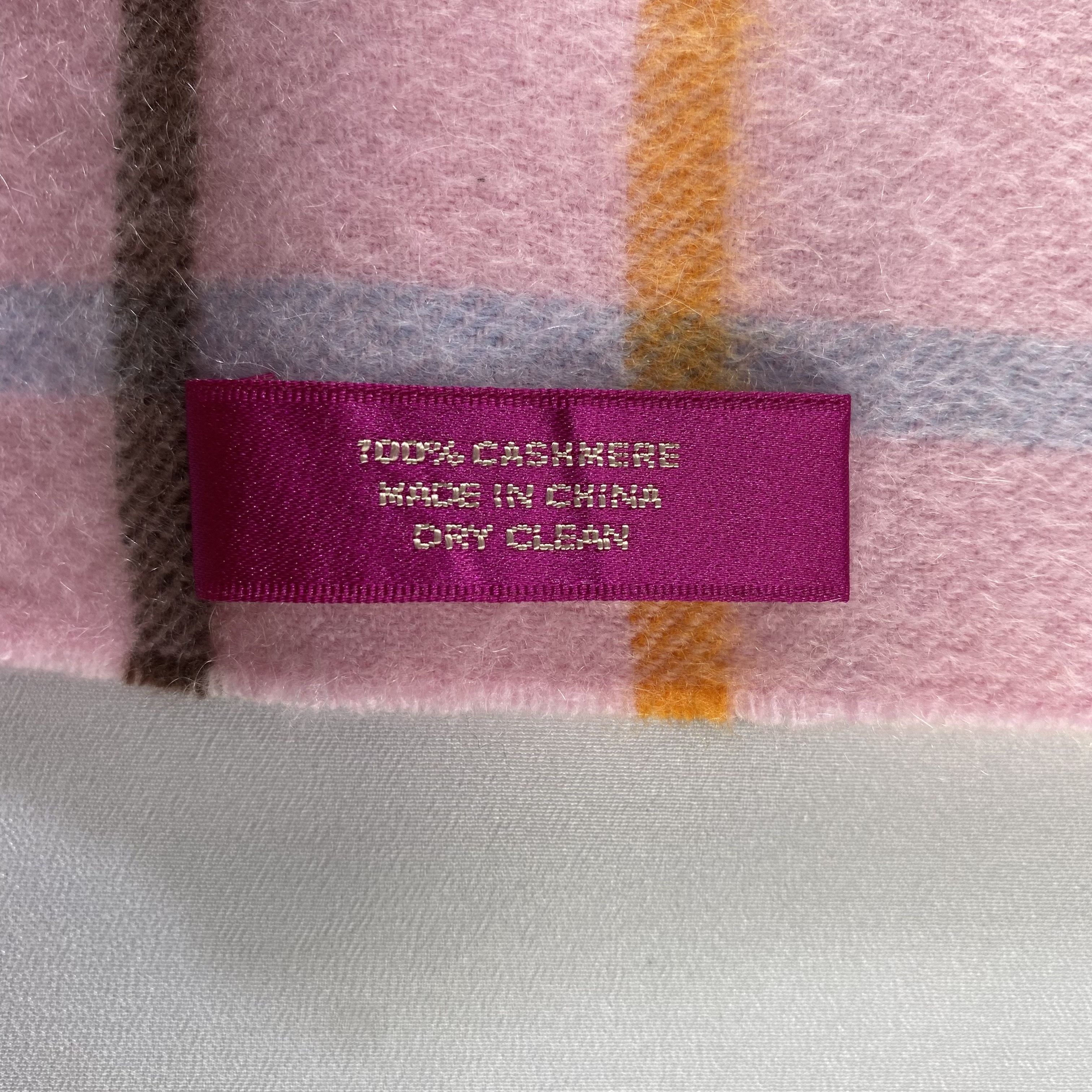 Coach Coach Scarf Plaid Neck Wrap Cashmere Muffler Size ONE SIZE - 5 Thumbnail