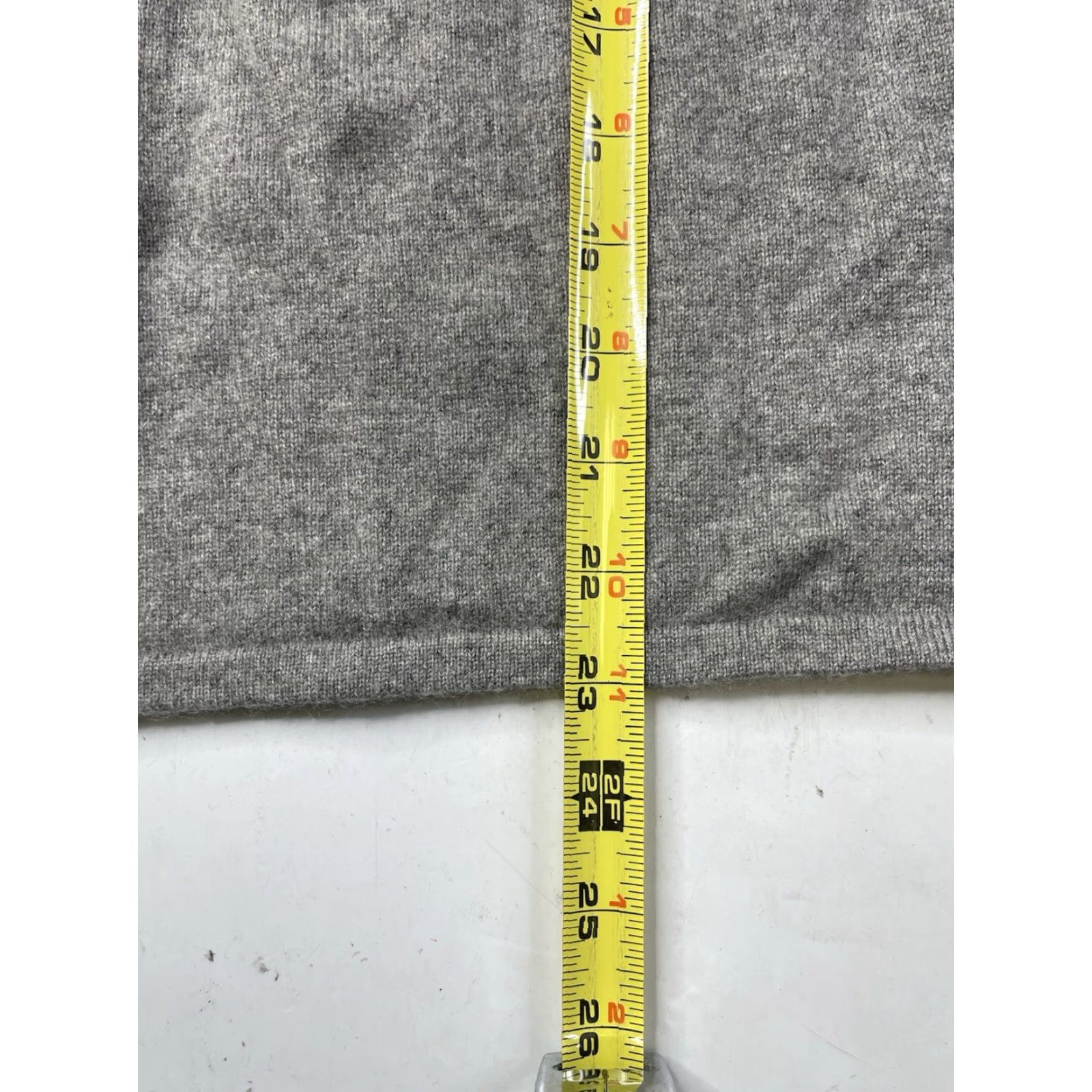 Fortela Forte Women’s Sweater Pullover Turtleneck 100% Cashmere Gray M Regular Knit Long Sleeve Fall Winter Women Size M / US 6-8 / IT 42-44 - 4 Thumbnail
