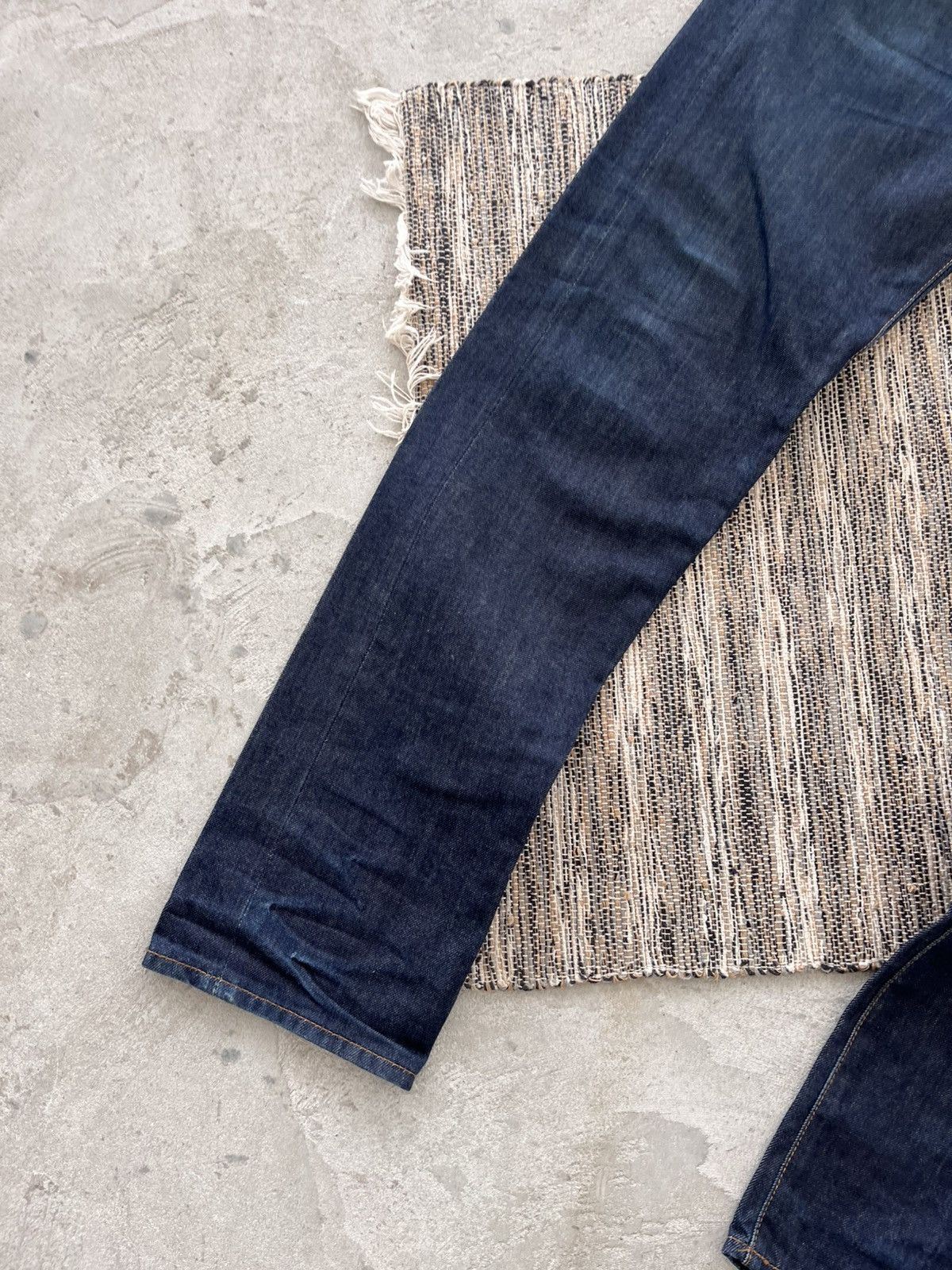 Edwin Vintage Edwin Japanese Faded Denim Jeans 33/32 Blue Y2K Size US 33 - 3 Thumbnail