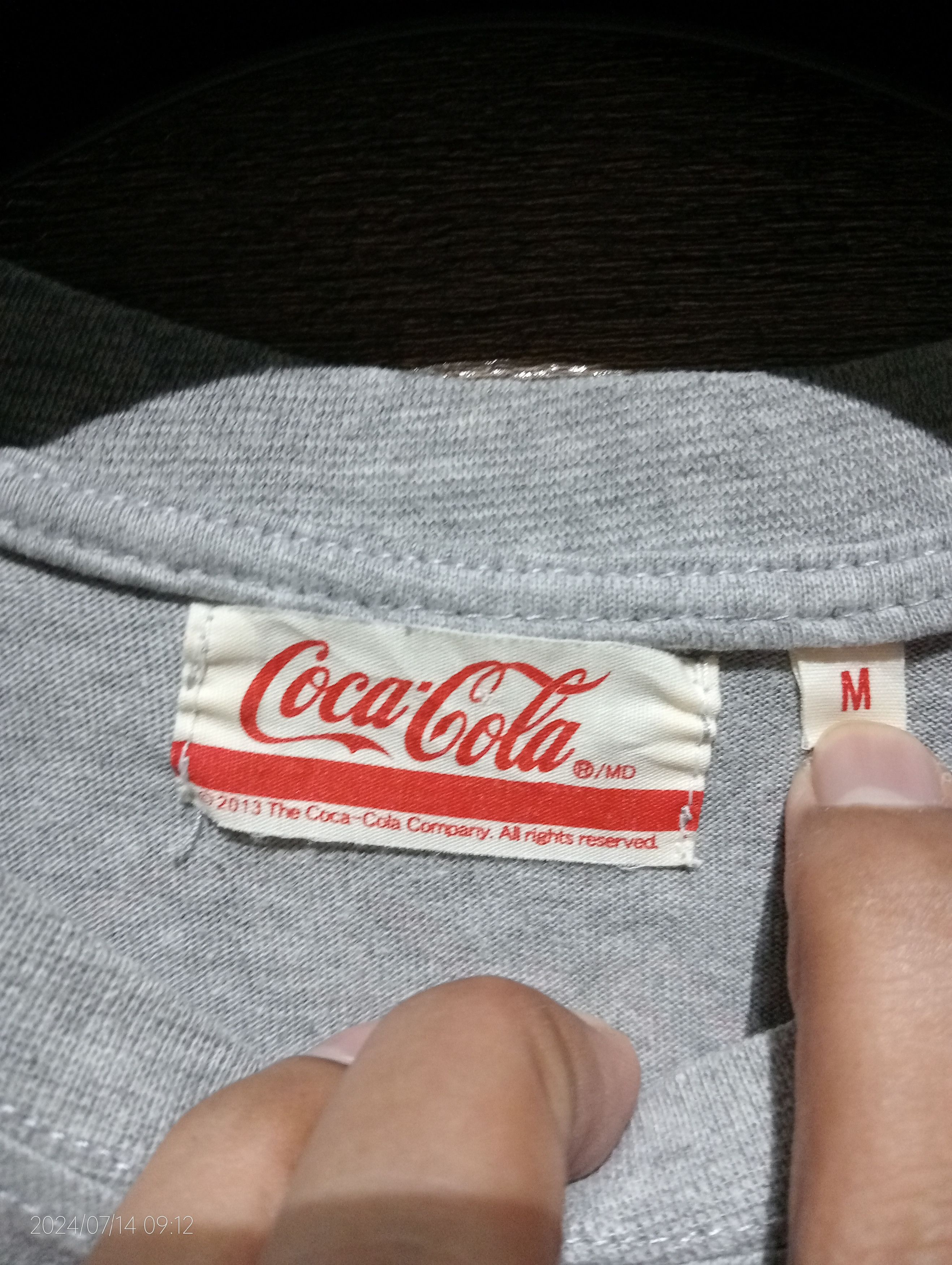 Coca Cola Coca-Cola Long Sleeve Tshirt Very Rare Size US M / EU 48-50 / 2 - 6 Thumbnail