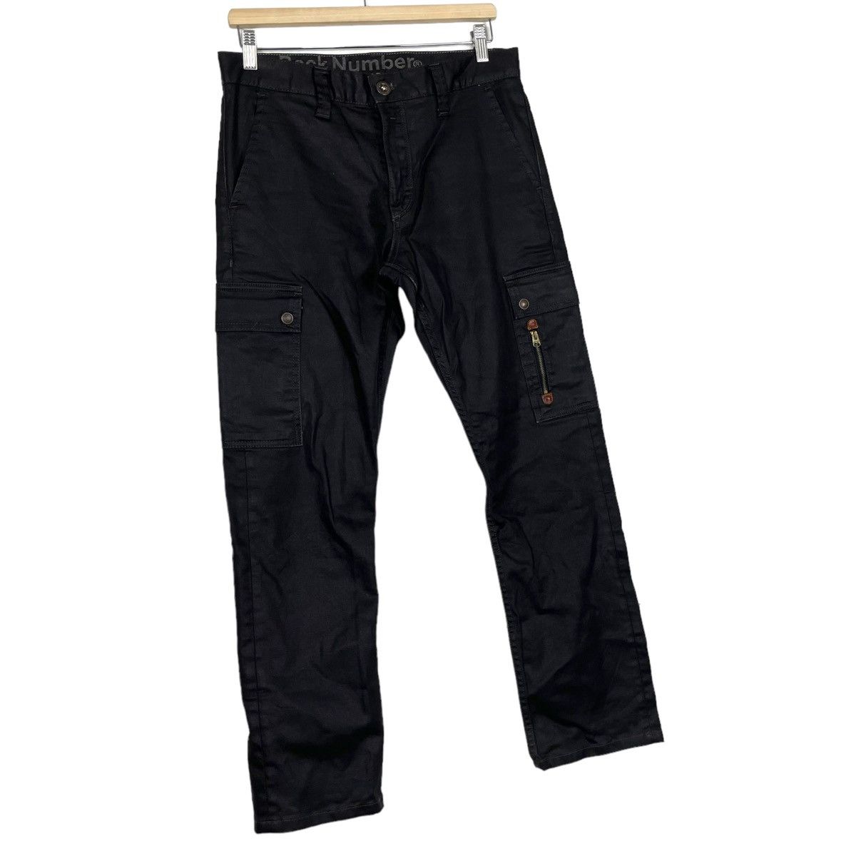 Beauty Beast × Japanese Brand 💥BACK NUMBER JAPAN WAXED CARGO JEAN BONDAGE TACTICAL Size US 32 / EU 48 - 3 Thumbnail