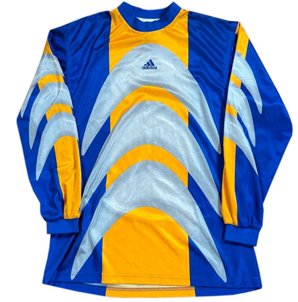 Adidas Vintage Adidas Blue / Orange Goaltender Jersey (Size S) Size US S / EU 44-46 / 1 - 1 Thumbnail