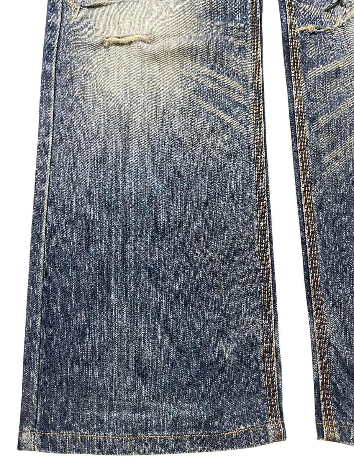 Edwin Vintage Edwin Faded Wash Style Distressed Baggy Jeans Size US 36 / EU 52 - 7 Thumbnail
