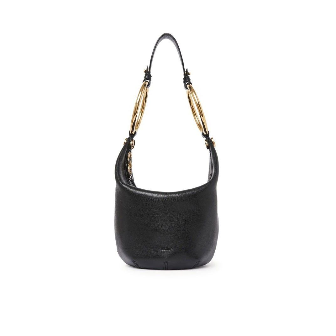 Chloe Chloe Small Bracelet Black Grained Leather Shoulder Bag New Size ONE SIZE - 1 Thumbnail