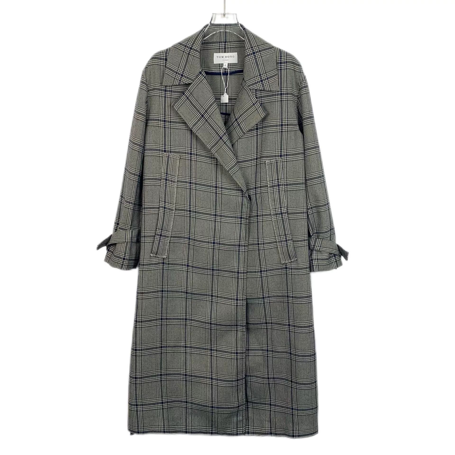Chanel Chanel Plaid Gray Coat S Women Size S / US 4 / IT 40 - 1 Thumbnail