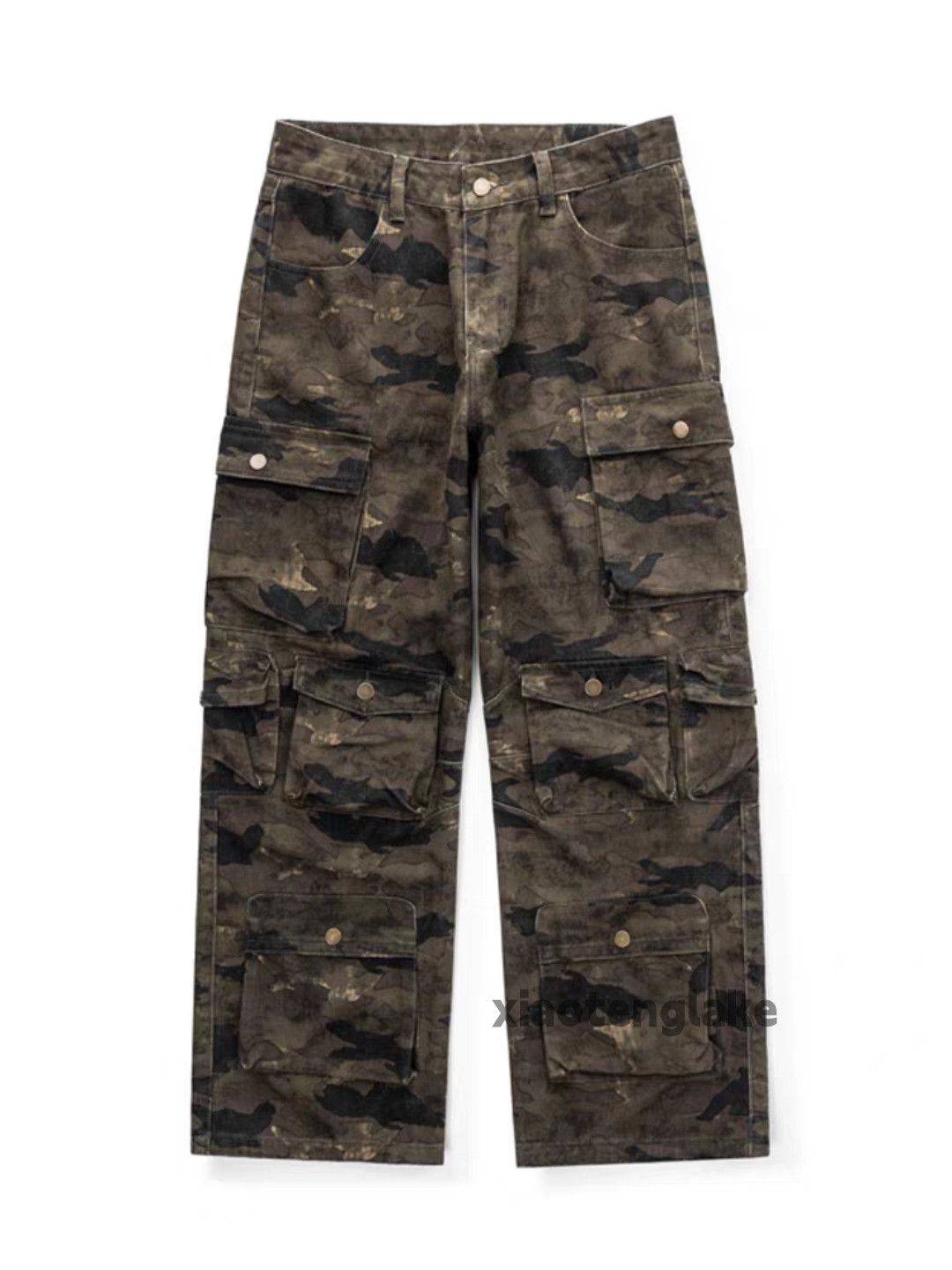 Vintage Utility loose baggy skate hiphop cargo outdoor pants Size US 38 / EU 54 - 5 Thumbnail