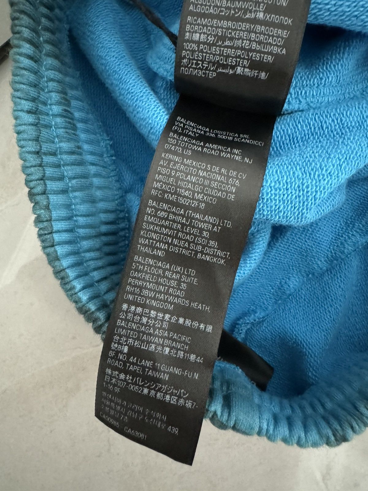 Balenciaga Balenciaga SS23 Blue Skater Graffiti Sweatpants Sz.L Size US 36 / EU 52 - 12 Thumbnail
