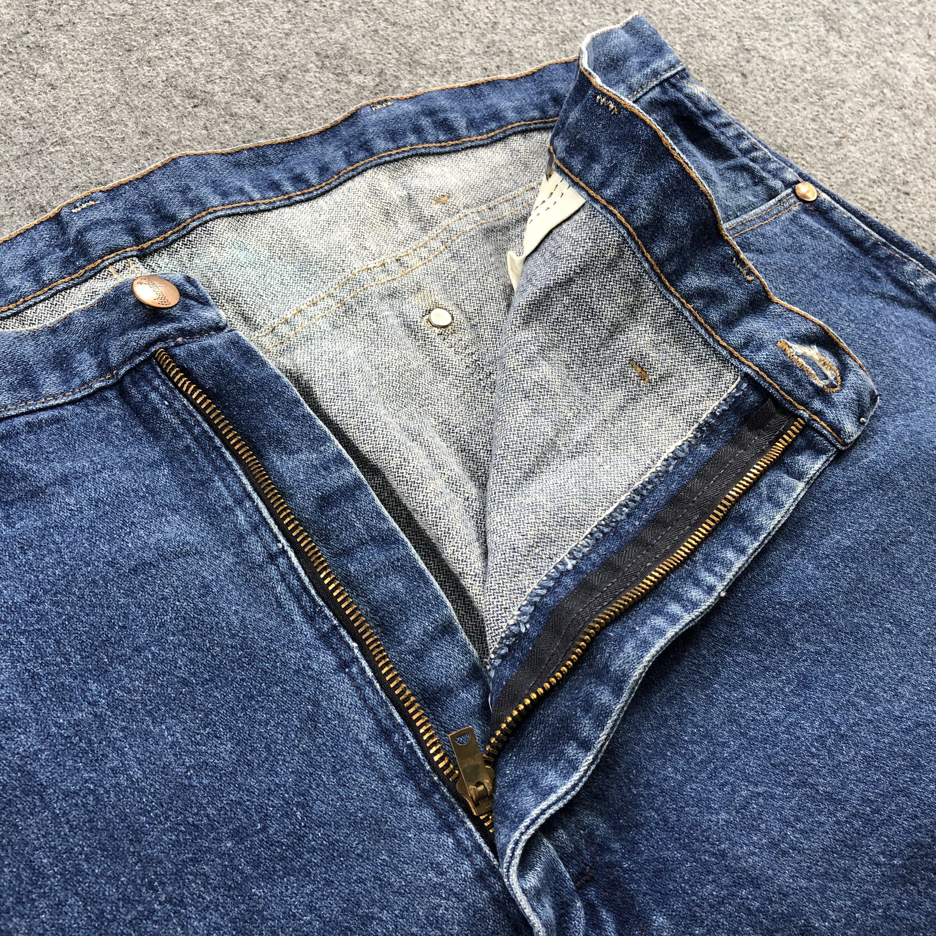 Vintage Vintage Blue Wash Wrangler Jeans-J2103 Size US 44 / EU 60 - 7 Thumbnail