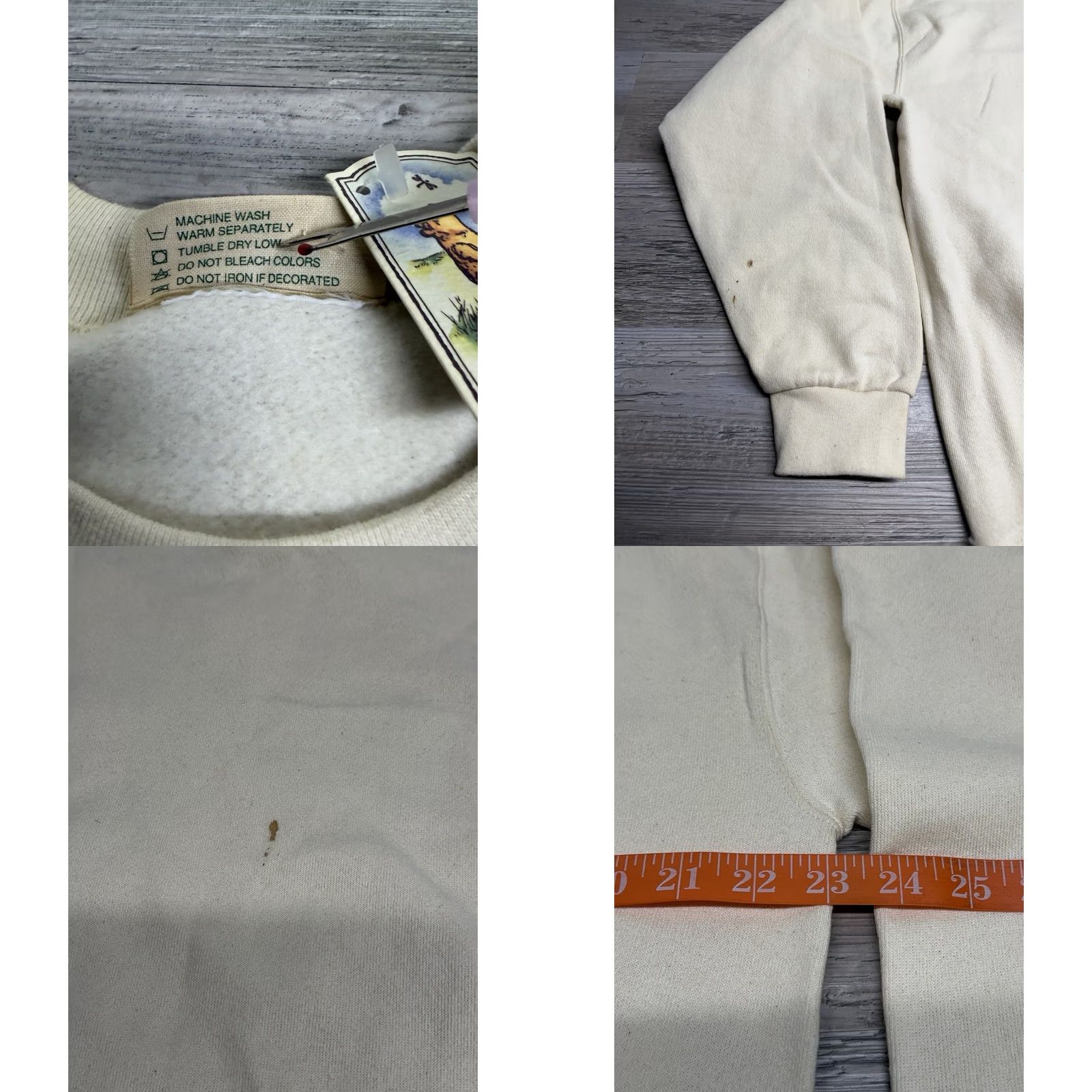 Vintage VINTAGE Classic Pooh Sweatshirt Shirt Womens Large White 90s Sketch Art NWT Size L / US 10 / IT 46 - 8 Thumbnail