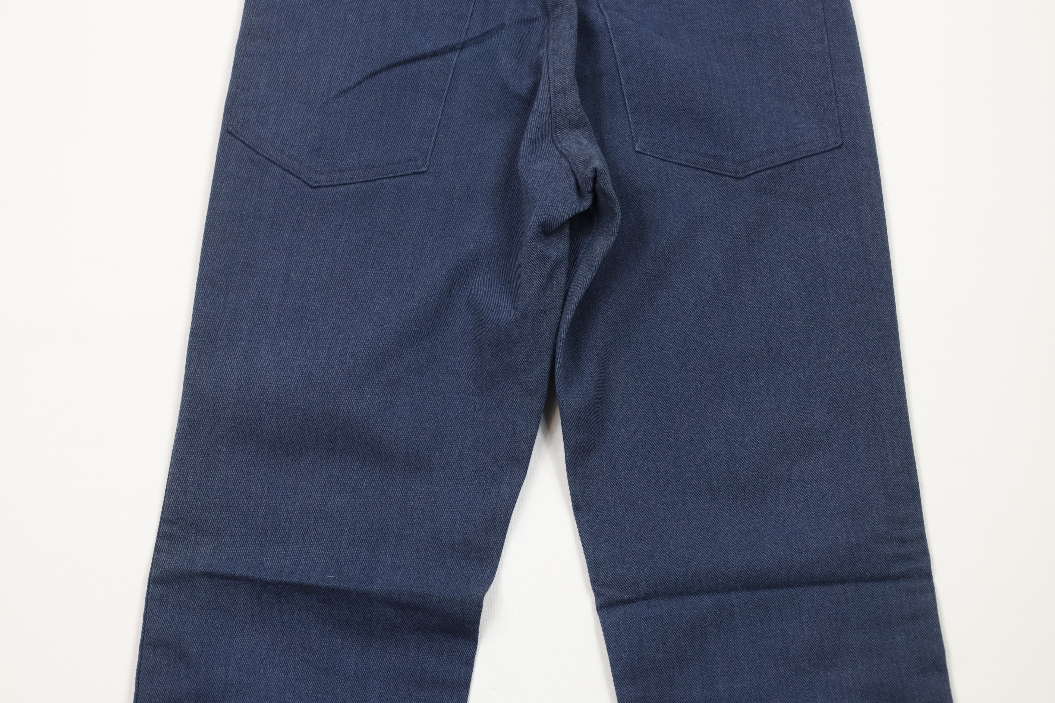 Vintage Vintage 70s Streetwear Flared Wide Leg Denim Jeans Blue USA Size US 28 / EU 44 - 11 Thumbnail