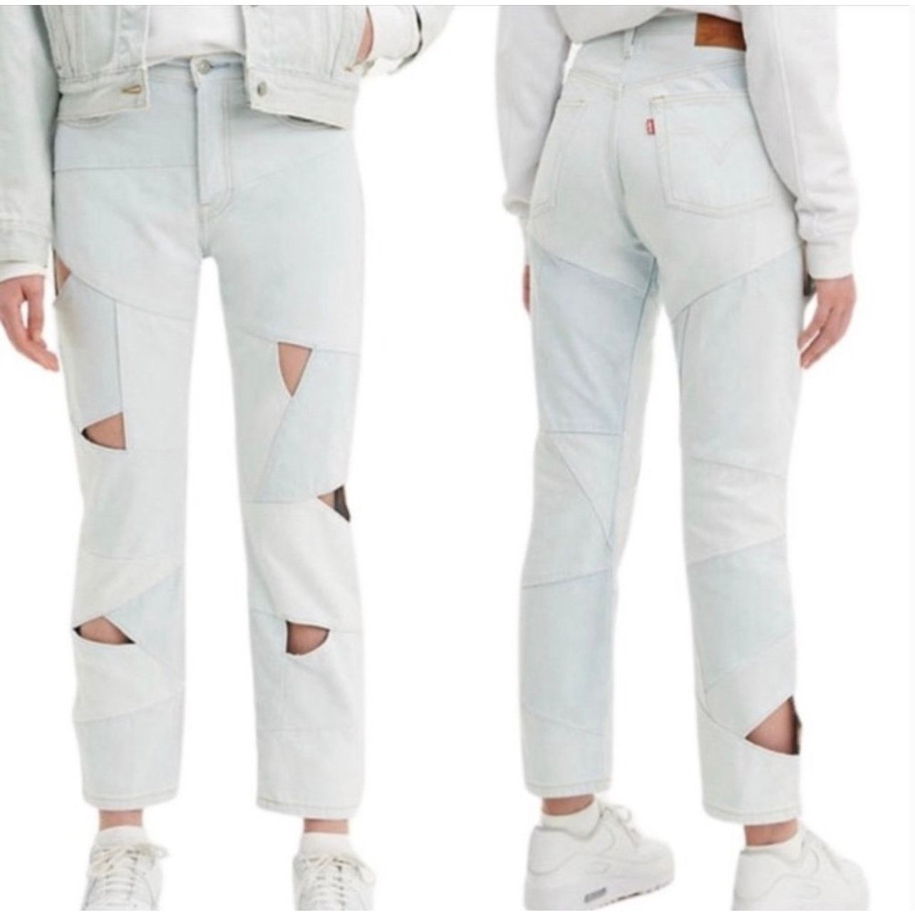 Levi's Levi's 501 Premium Straight Leg Cut Out Crop Jeans Size 25 Size 25" / US 0 / IT 36 - 1 Thumbnail