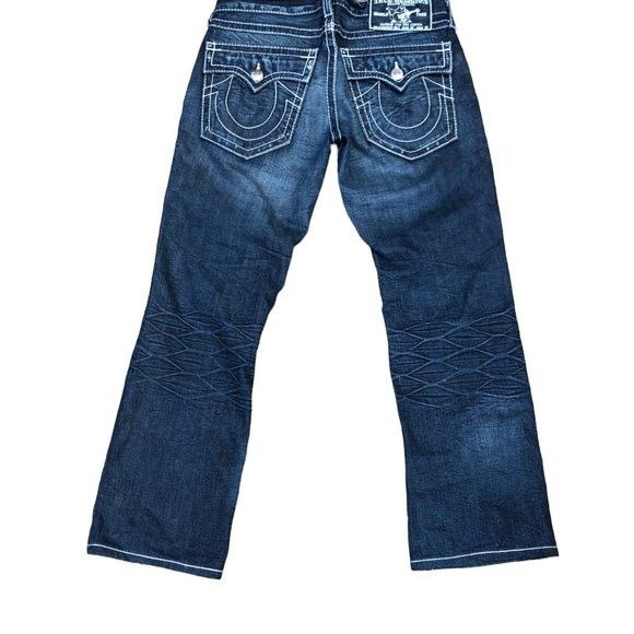 True Religion × Vintage Vintage True Religion Jeans Size 32 RICKY BIG T Blue Size US 32 / EU 48 - 4 Thumbnail