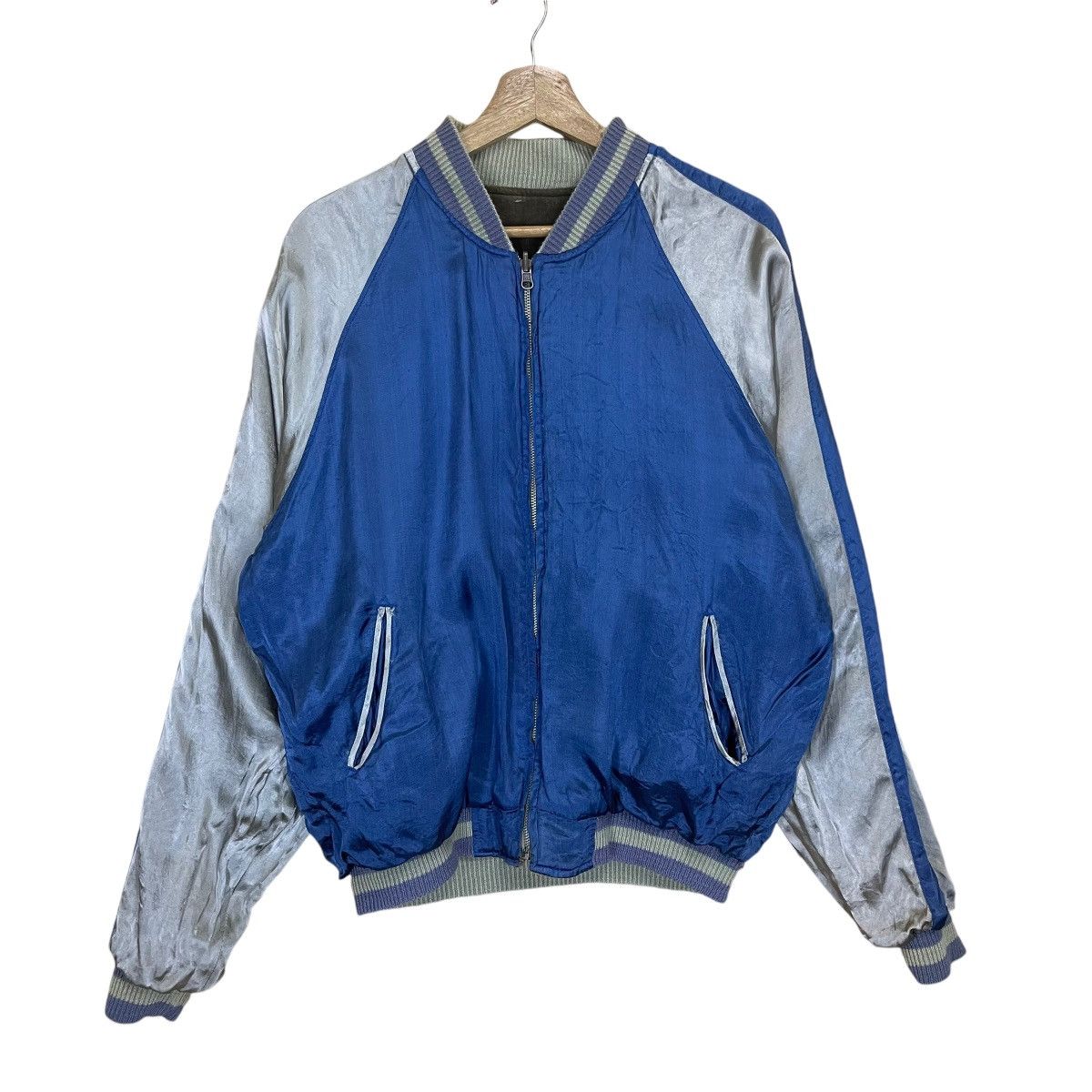 Japanese Brand × Vintage Vintage Sukajan Tiger Reversible Jacket Japanese Size US M / EU 48-50 / 2 - 10 Thumbnail