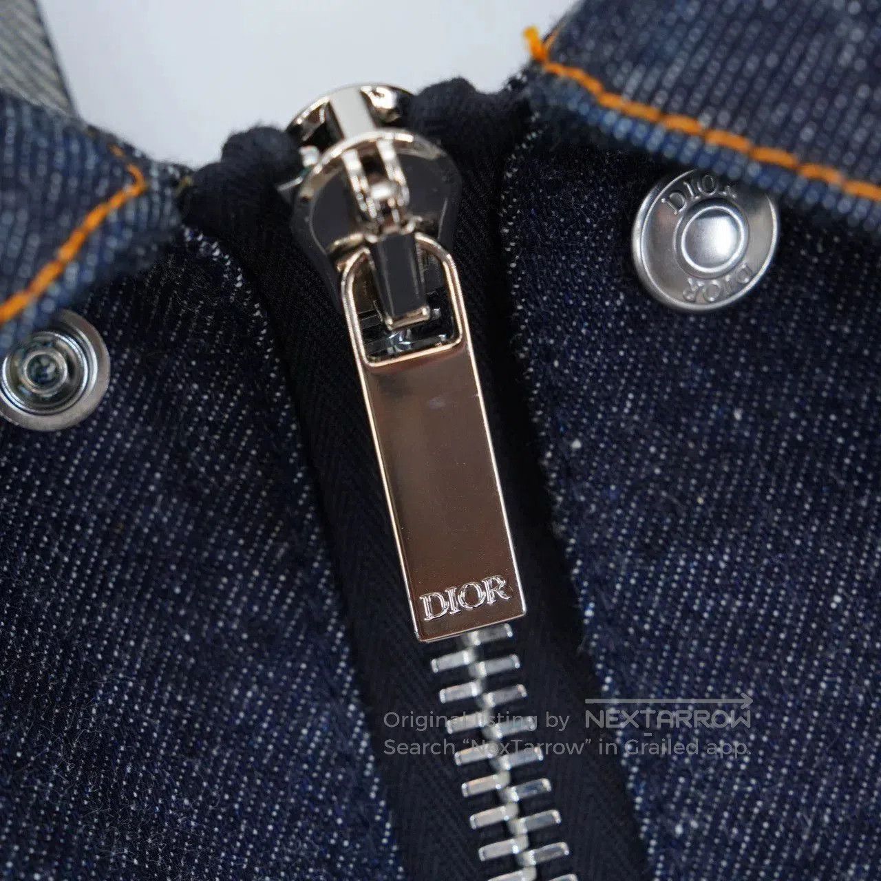 Dior dior sacai denim jacket size 52. Size US L / EU 52-54 / 3 - 4 Thumbnail