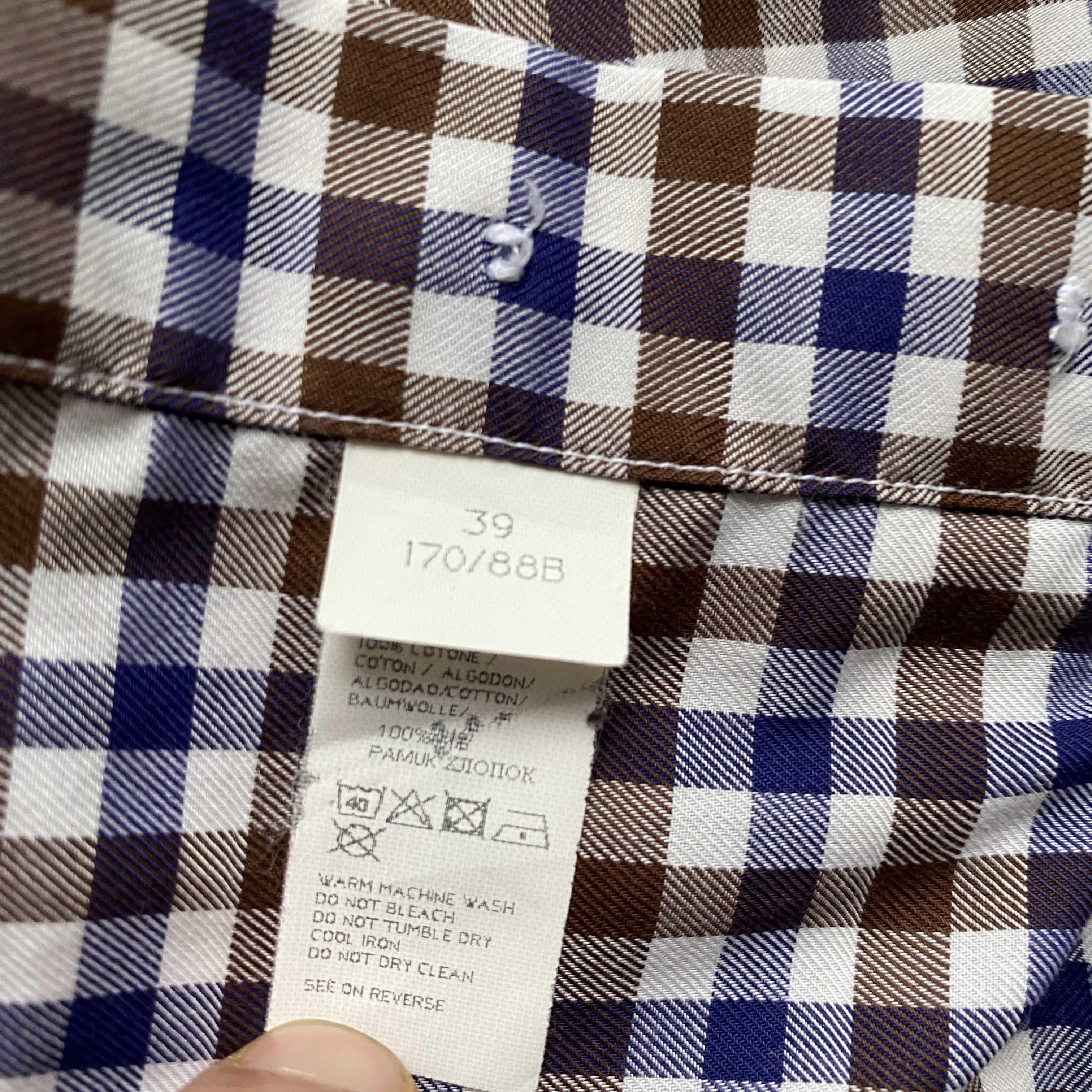 Paul & Shark 🛥️ Paul & Shark Yachting shirt checkered plaid small logo Size US M / EU 48-50 / 2 - 10 Thumbnail